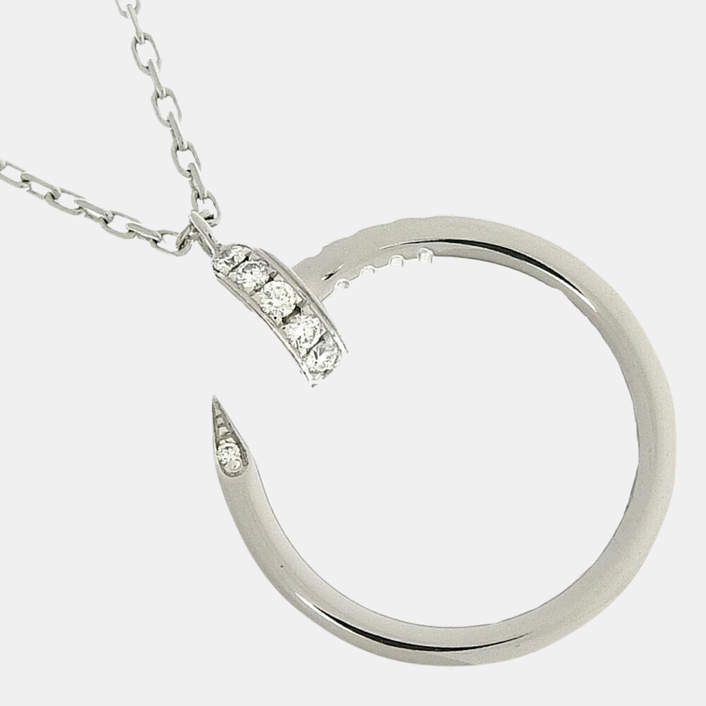 

Cartier Juste Un Clou 18K White Gold Diamond Necklace