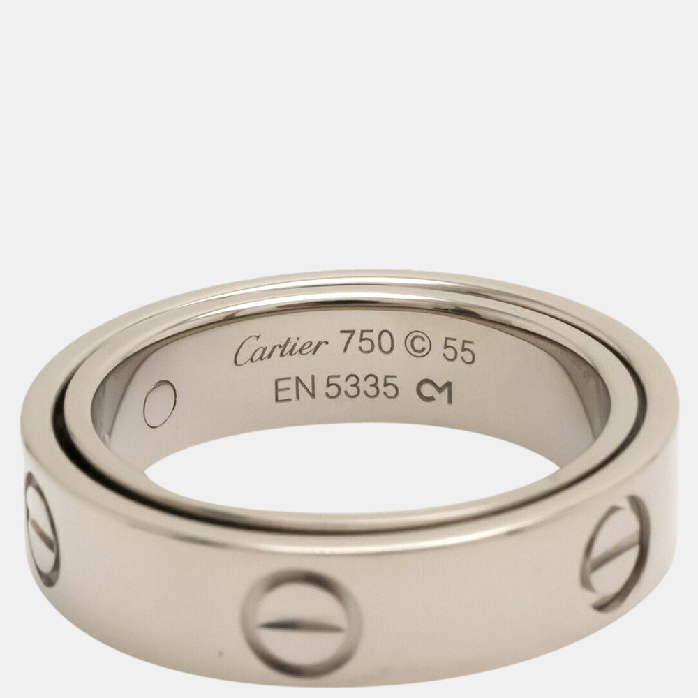 

Cartier Astro Love 18K White Gold Ring EU 55