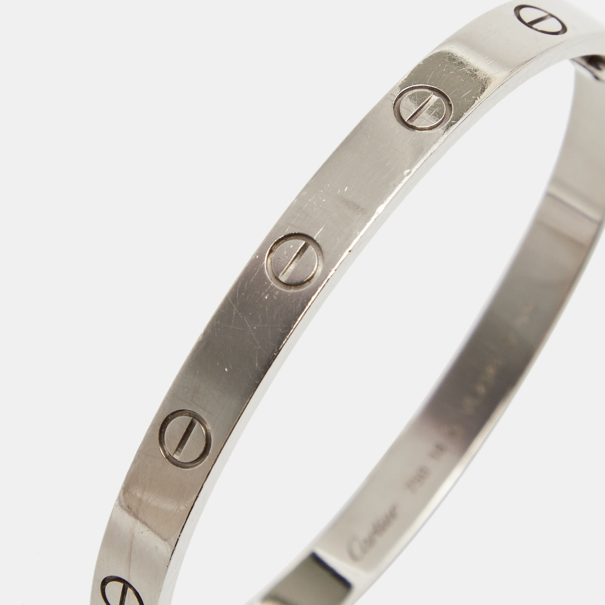 

Cartier Love 18k White Gold Bracelet 18