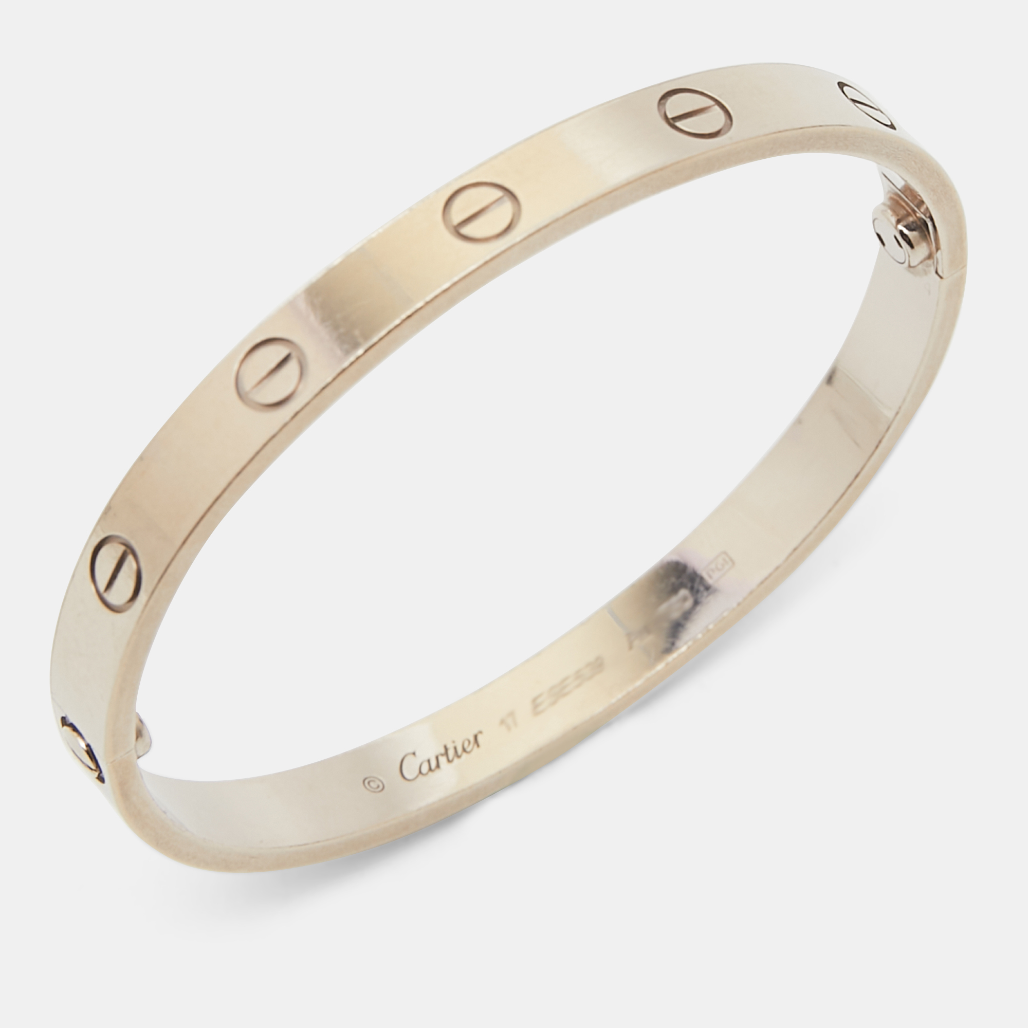 

Cartier Love 18k White Gold Bracelet 17