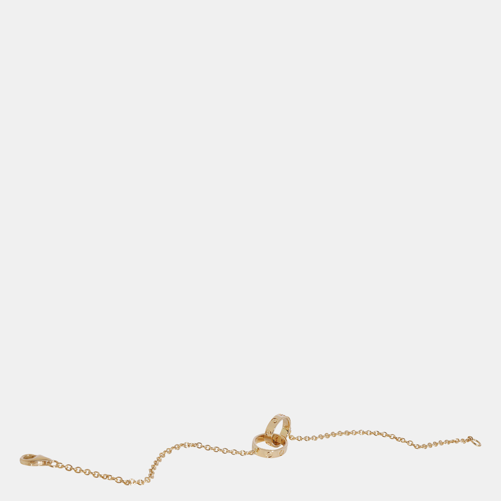 

Cartier Interlocking Love Bracelet in 18K Yellow Gold
