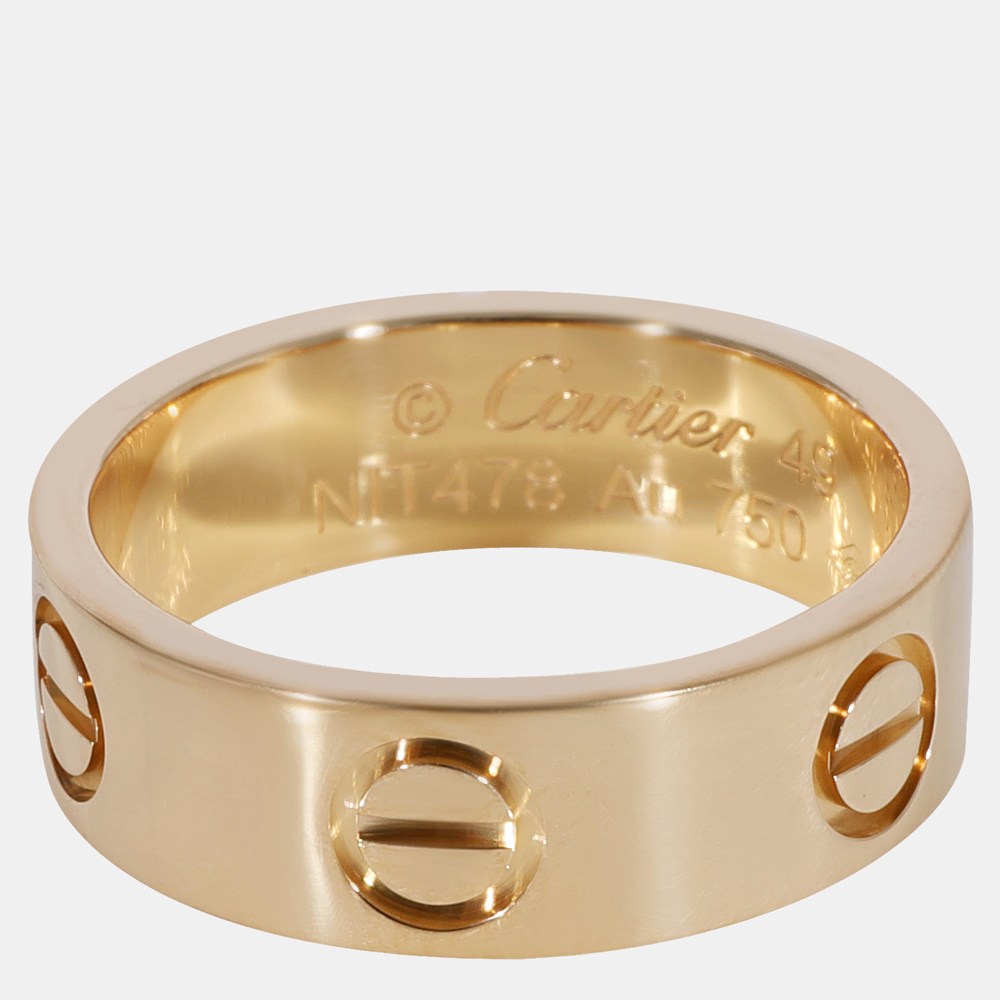 

Cartier Love Ring in 18k Yellow Gold