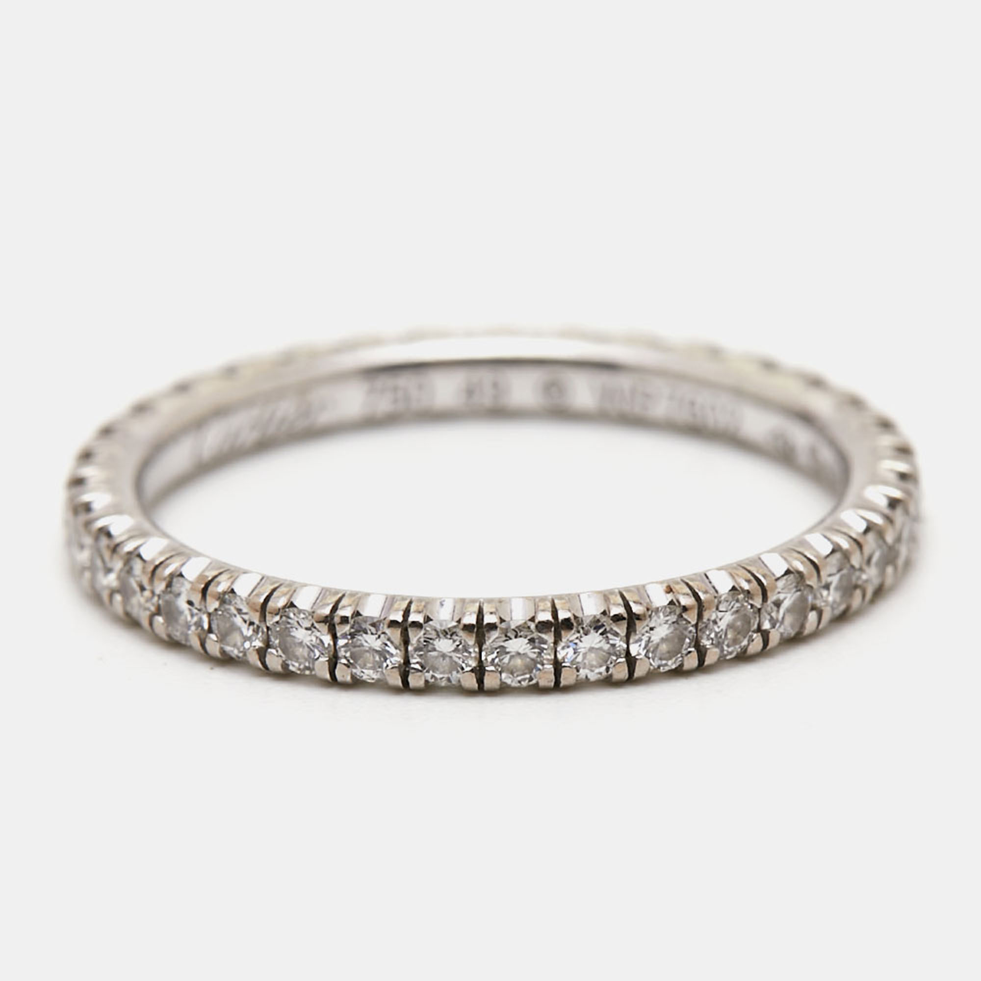 

Cartier Étincelle de Cartier Diamond 18k White Gold Wedding Band Ring Size