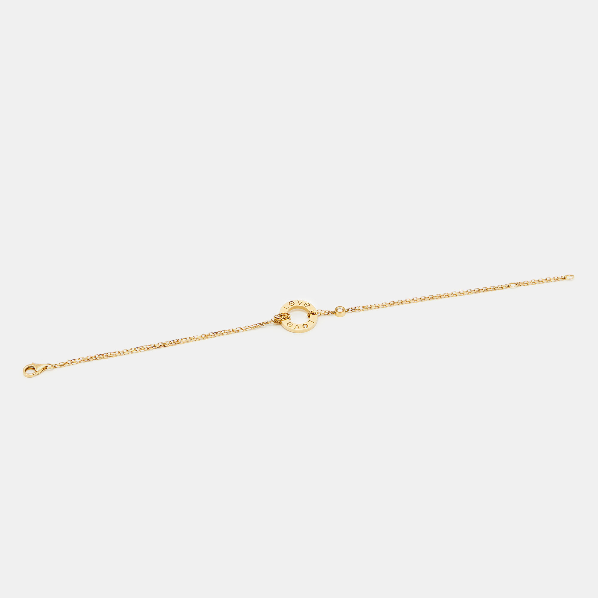 

Cartier Love Diamonds 18k Yellow Gold Bracelet