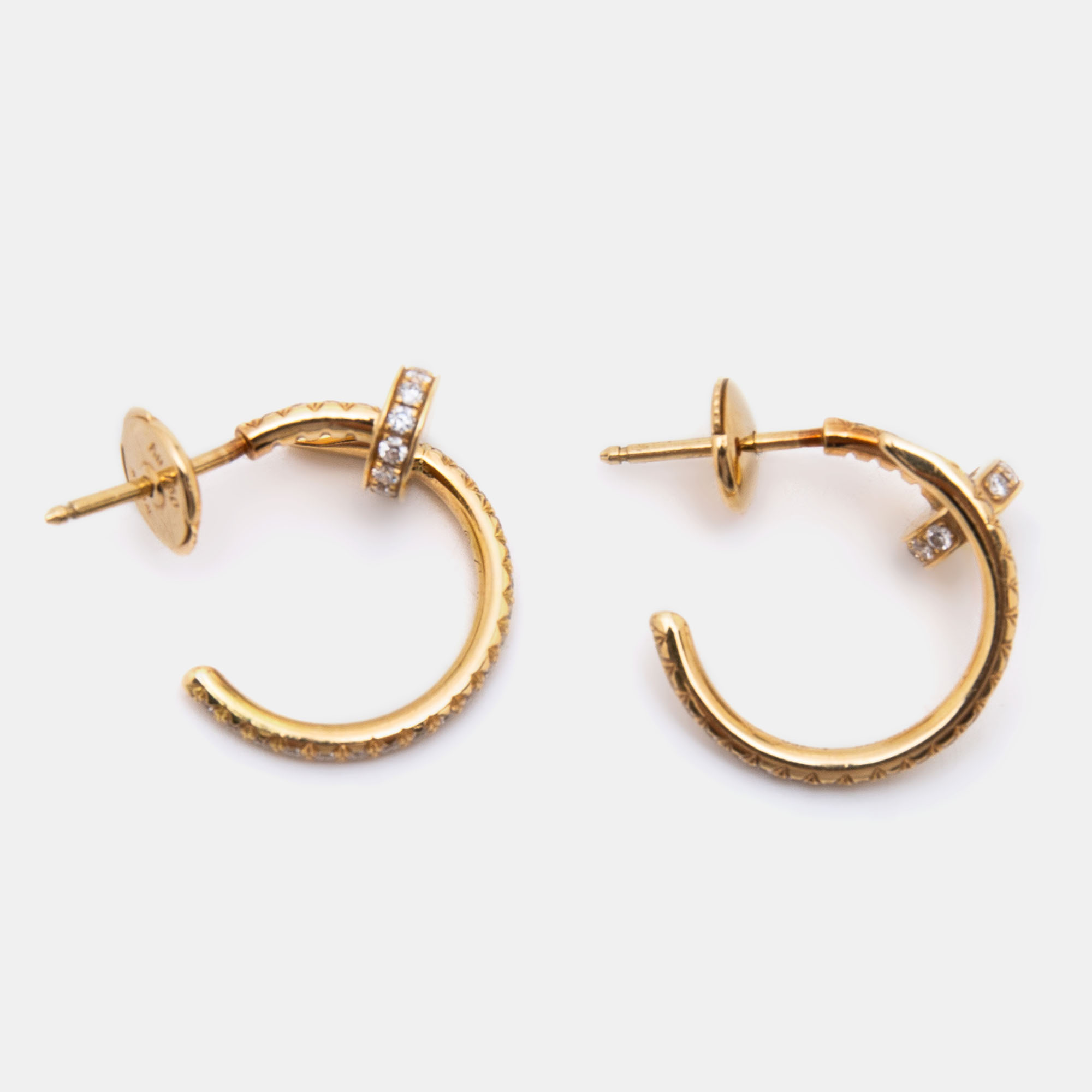 

Cartier Juste Un Clou 18K Yellow Gold Hoop Earrings