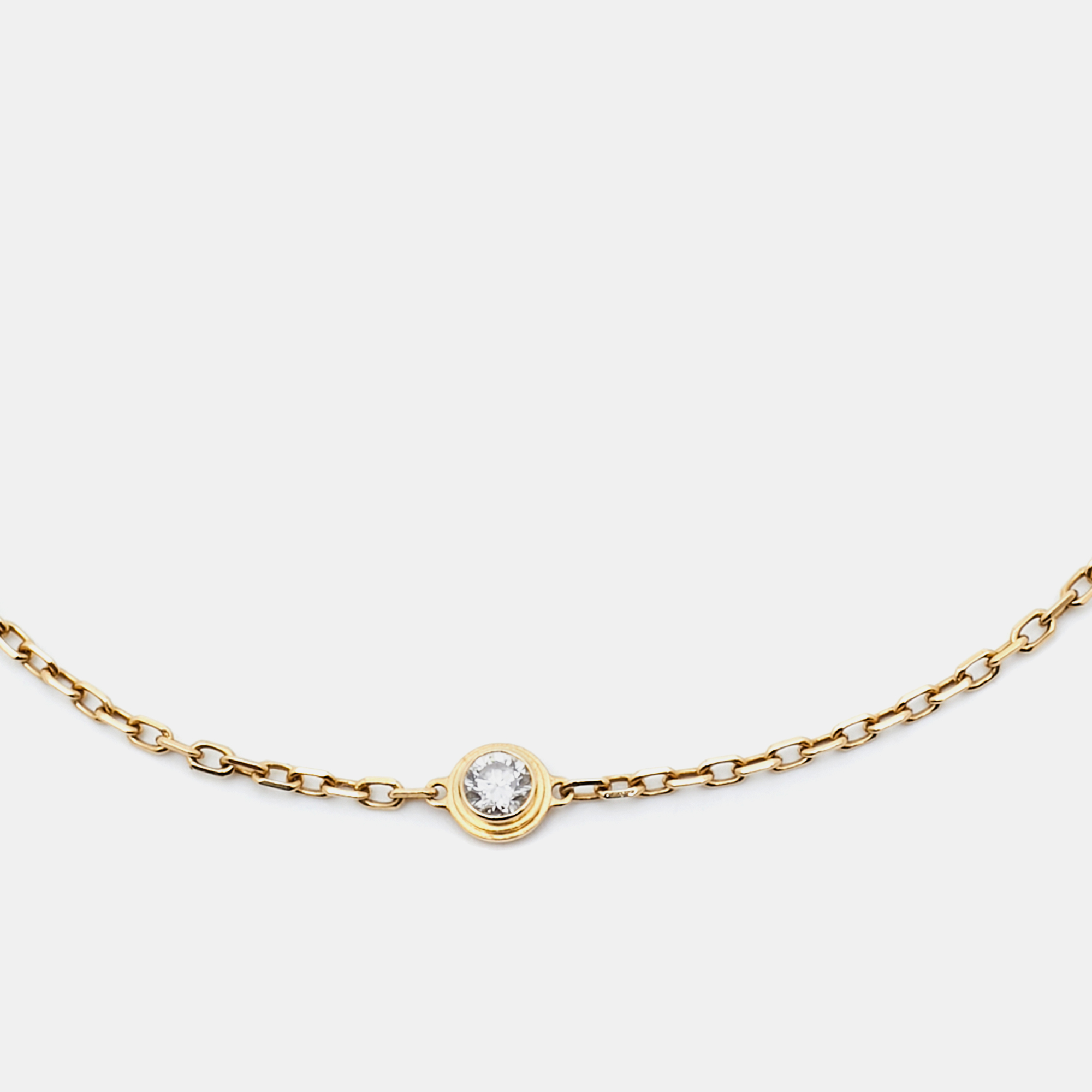 

Cartier D'Amour Diamond 18k Yellow Gold Small Model Bracelet