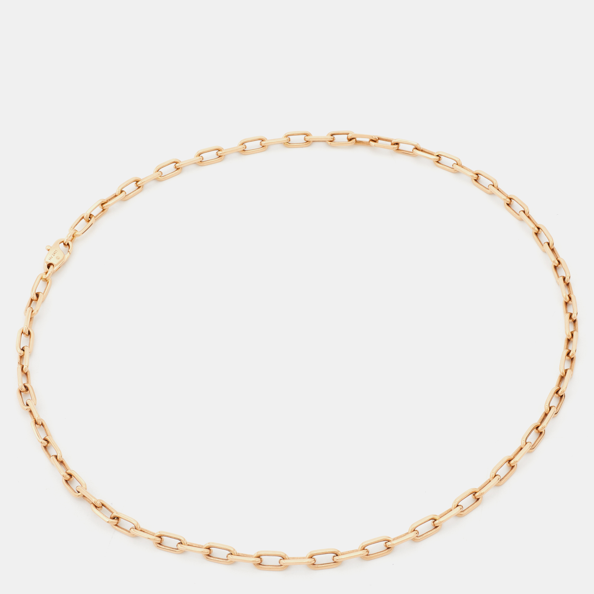 

Cartier Santos de Cartier 18k Rose Gold Chain Necklace