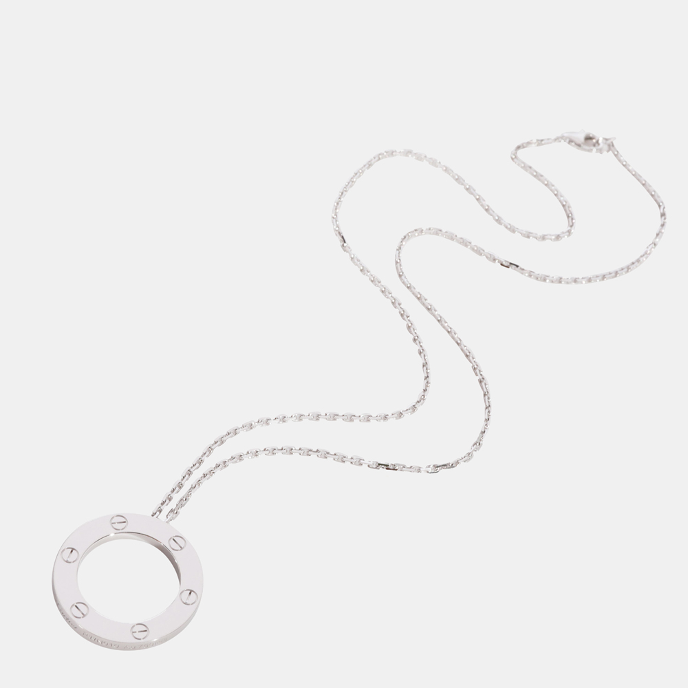 

Cartier Love Pendant in 18k White Gold
