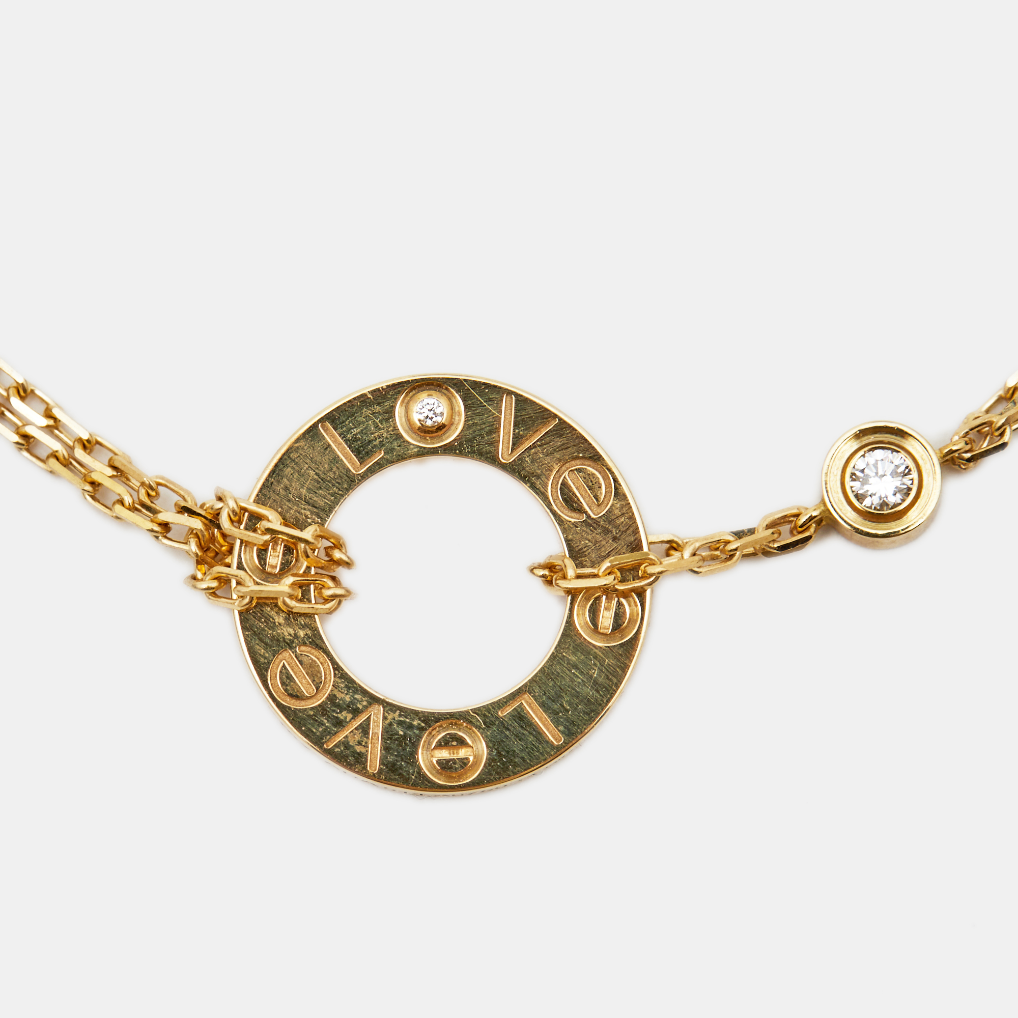 

Cartier Love Diamond 18k Yellow Gold Bracelet