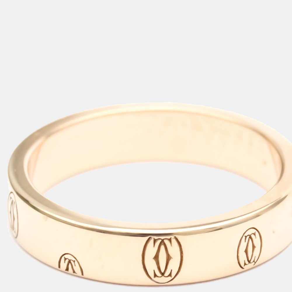 

Cartier Logo de Cartier 18K Rose Gold Ring EU 51