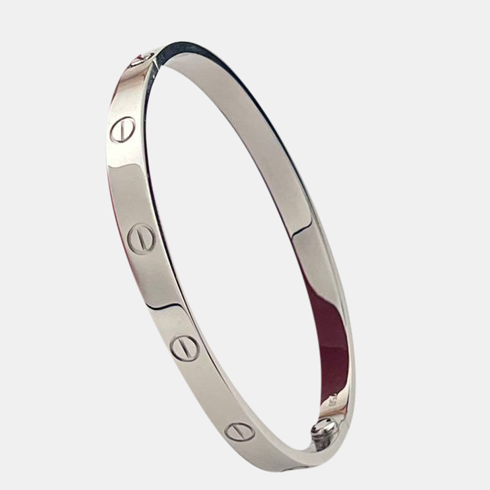 

Cartier Love Bracelet In White Gold Size