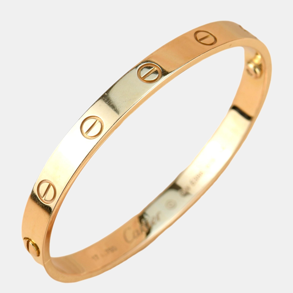 

Cartier Love 18K Rose Gold Bracelet Size