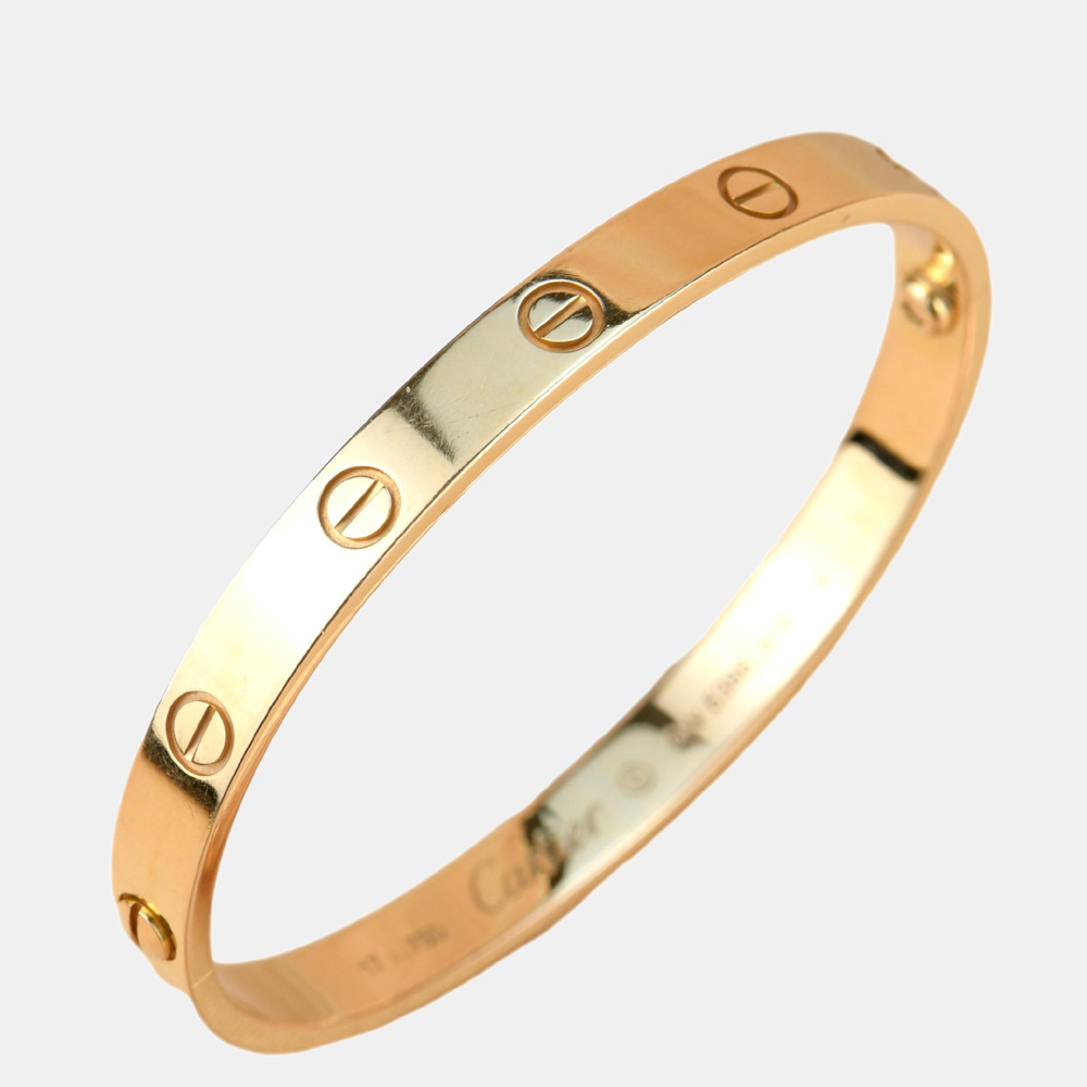 

Cartier 18K Rose Gold Love Bracelet Size