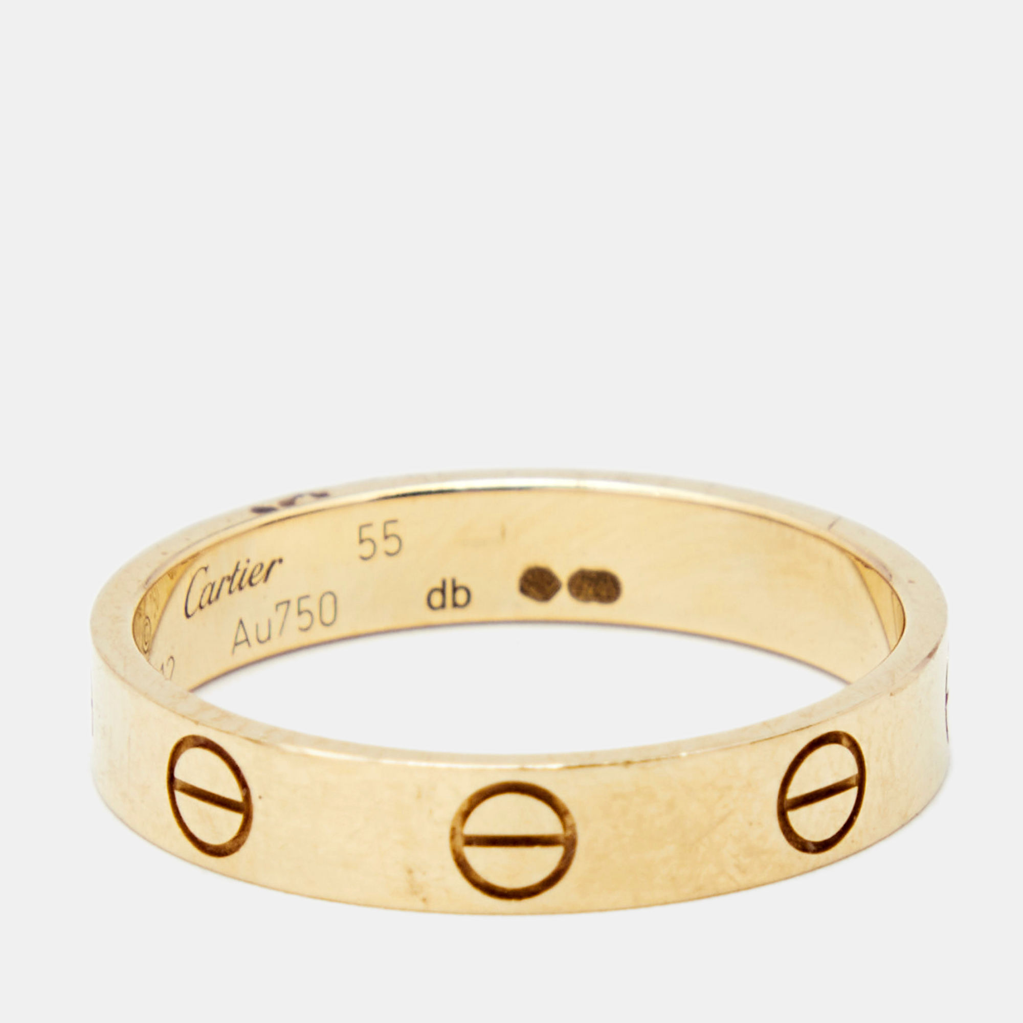 

Cartier Love 18k Yellow Gold Wedding Band Ring Size