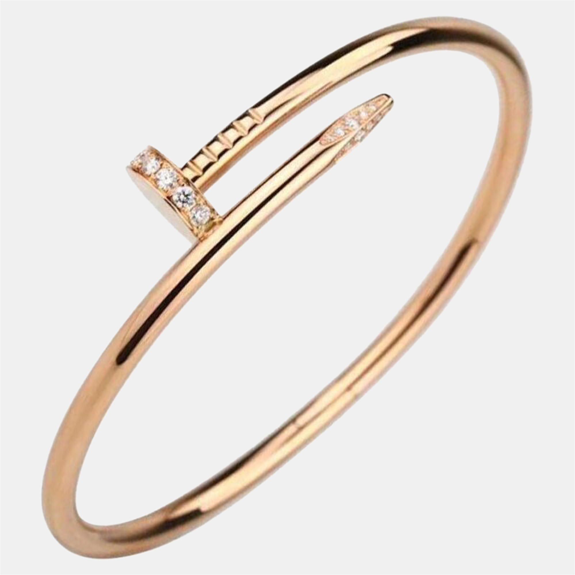 

Cartier Juste Un Clou Diamond Bracelet Rose Gold