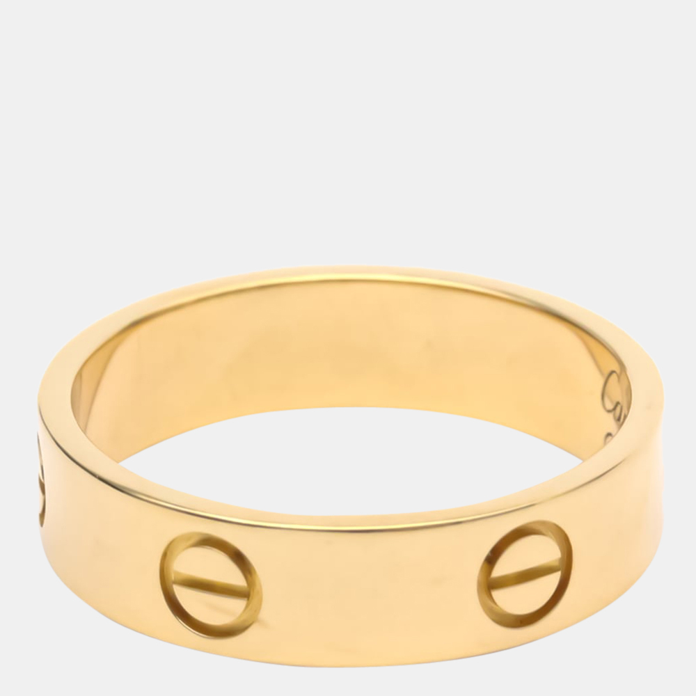 

Cartier Love 18K Rose Gold Ring EU 61