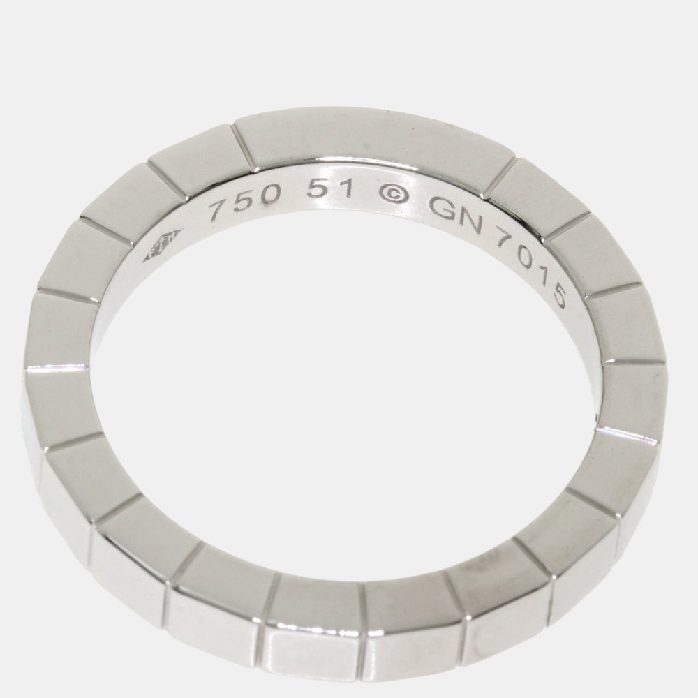 

Cartier Lanieres 18K White Gold Ring EU 51