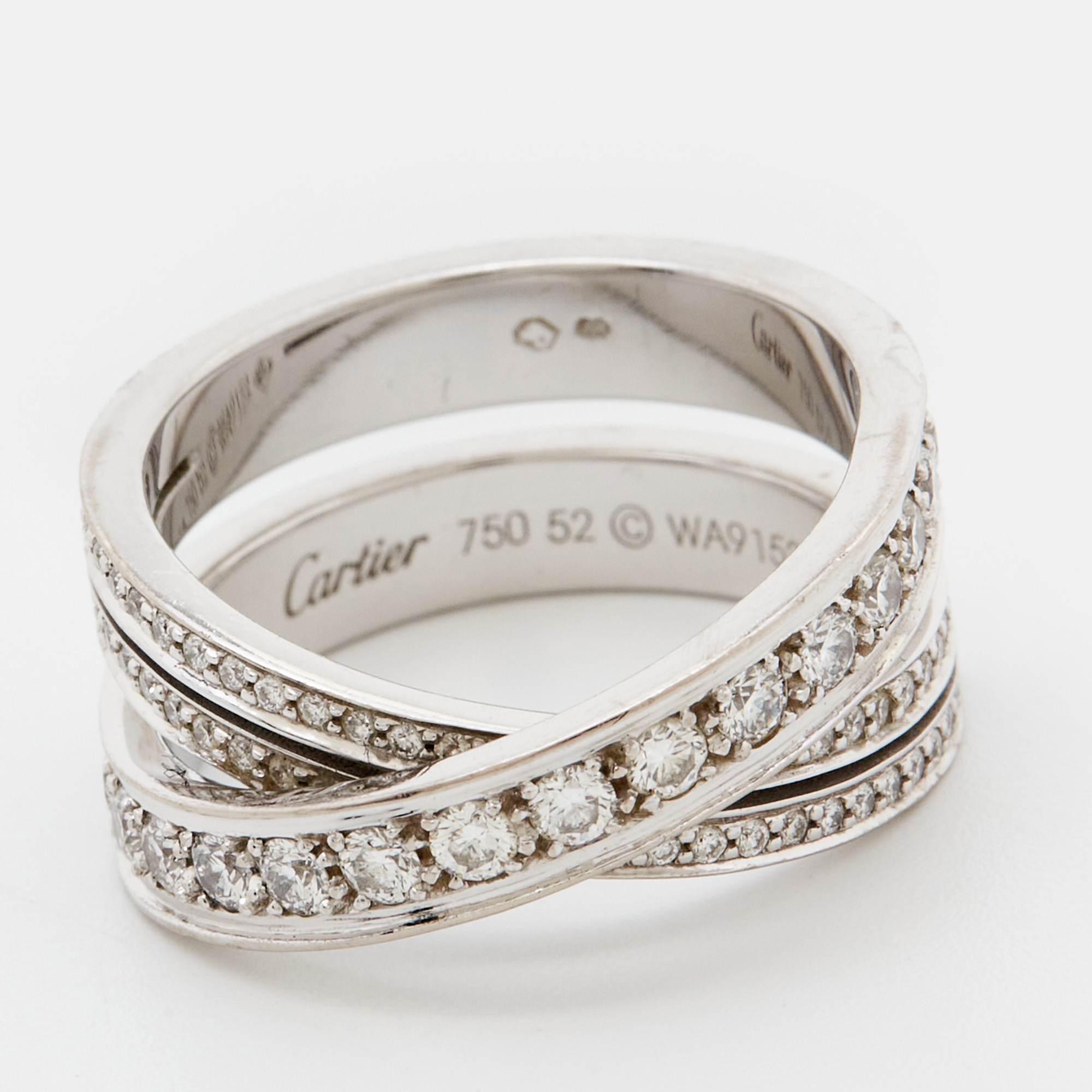 

Cartier Etincelle de Cartier Diamond 18k White Gold Ring Size