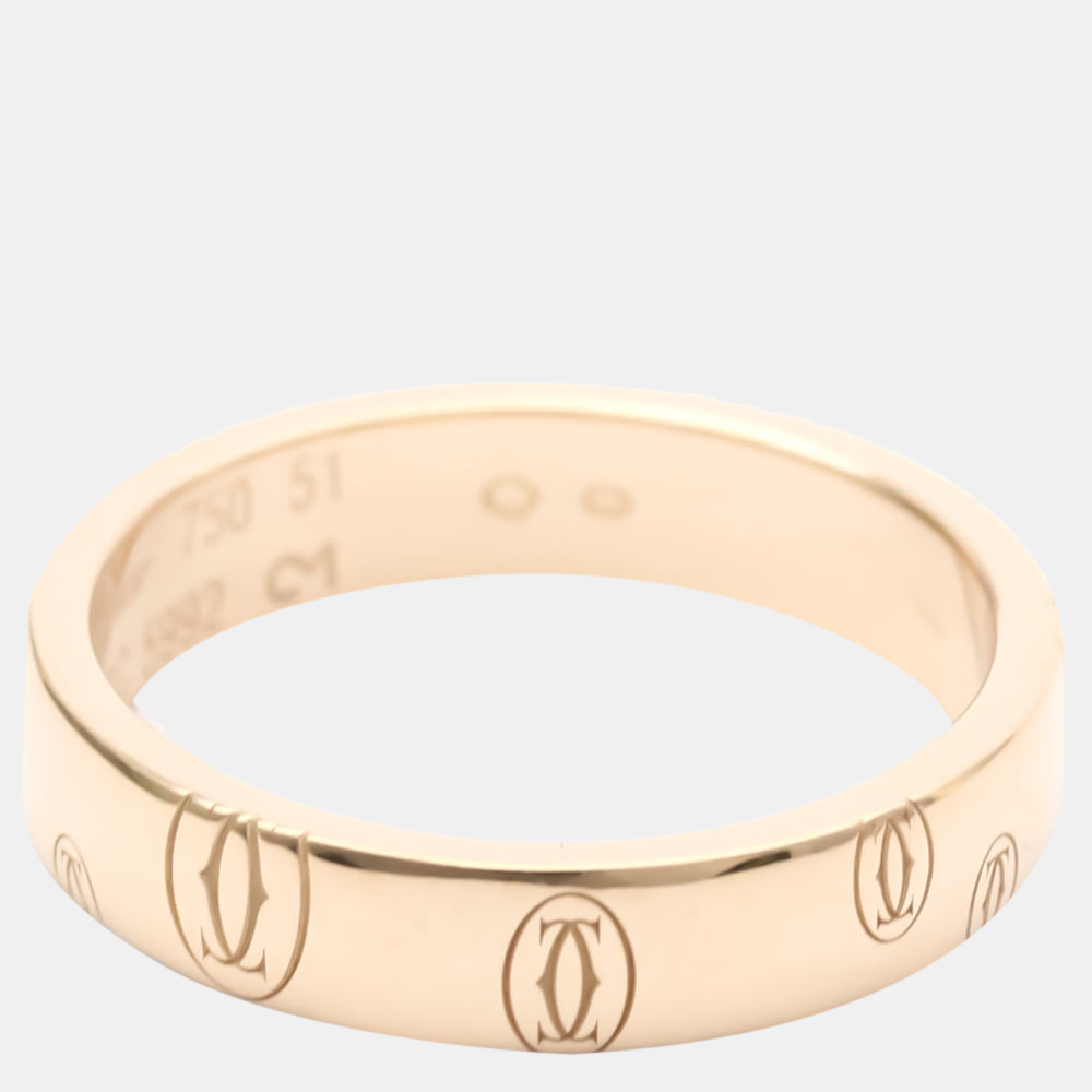 

Cartier Happy Birthday 18K Rose Gold Ring EU 51