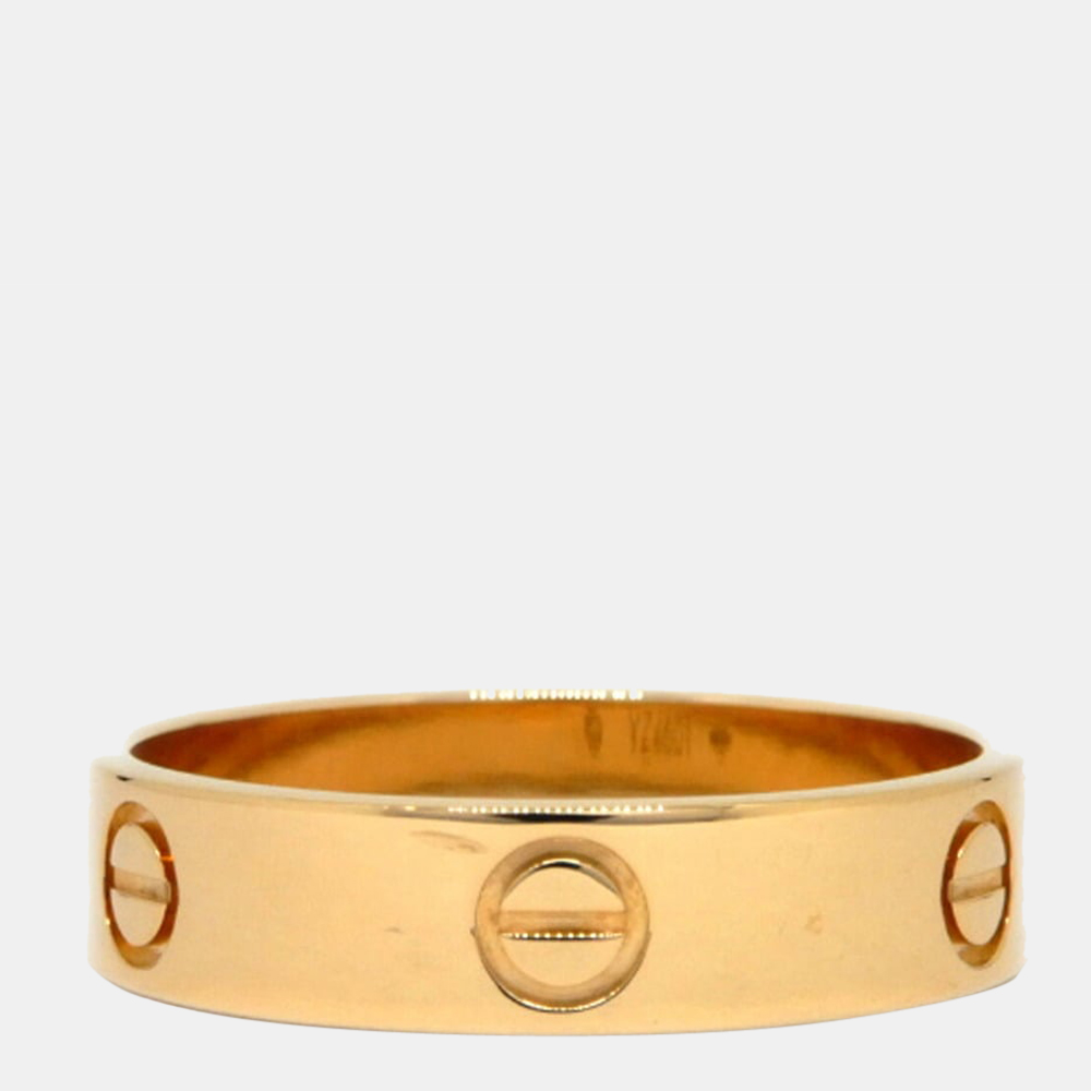 

Cartier Love 18K Rose Gold Ring EU 66