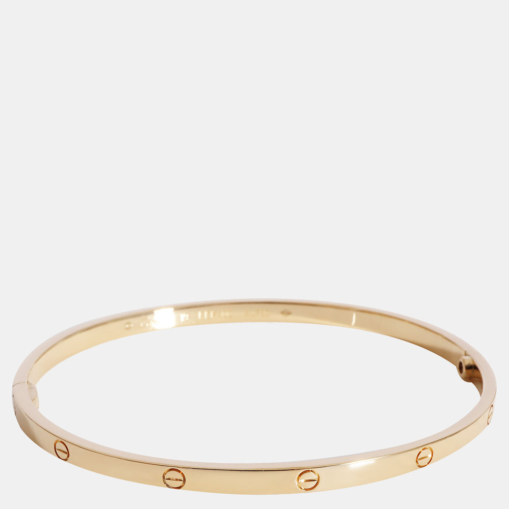 

Cartier Love Bracelet in 18K Yellow Gold Small Model Size