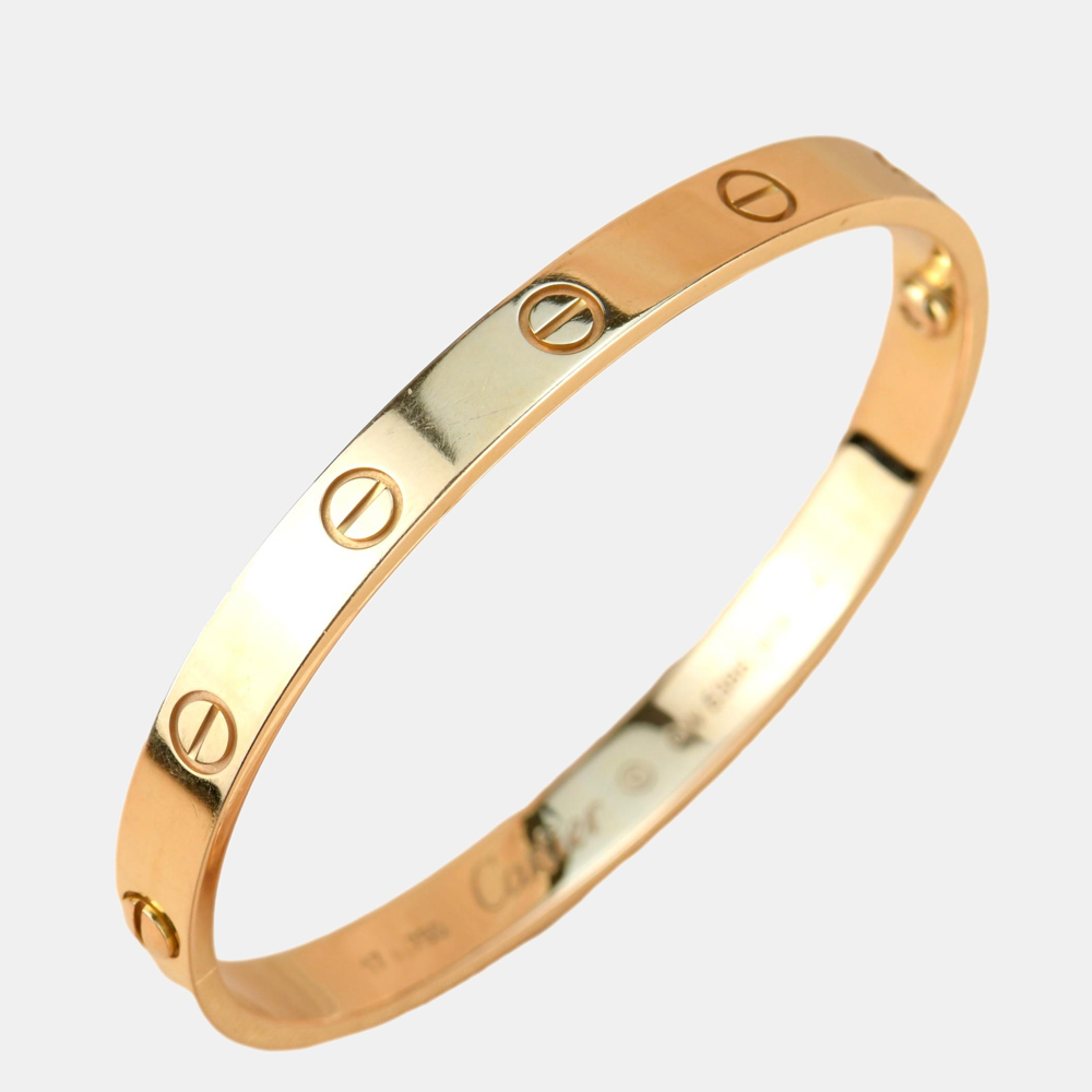 

Cartier Love 18K Rose Gold Bracelet 21