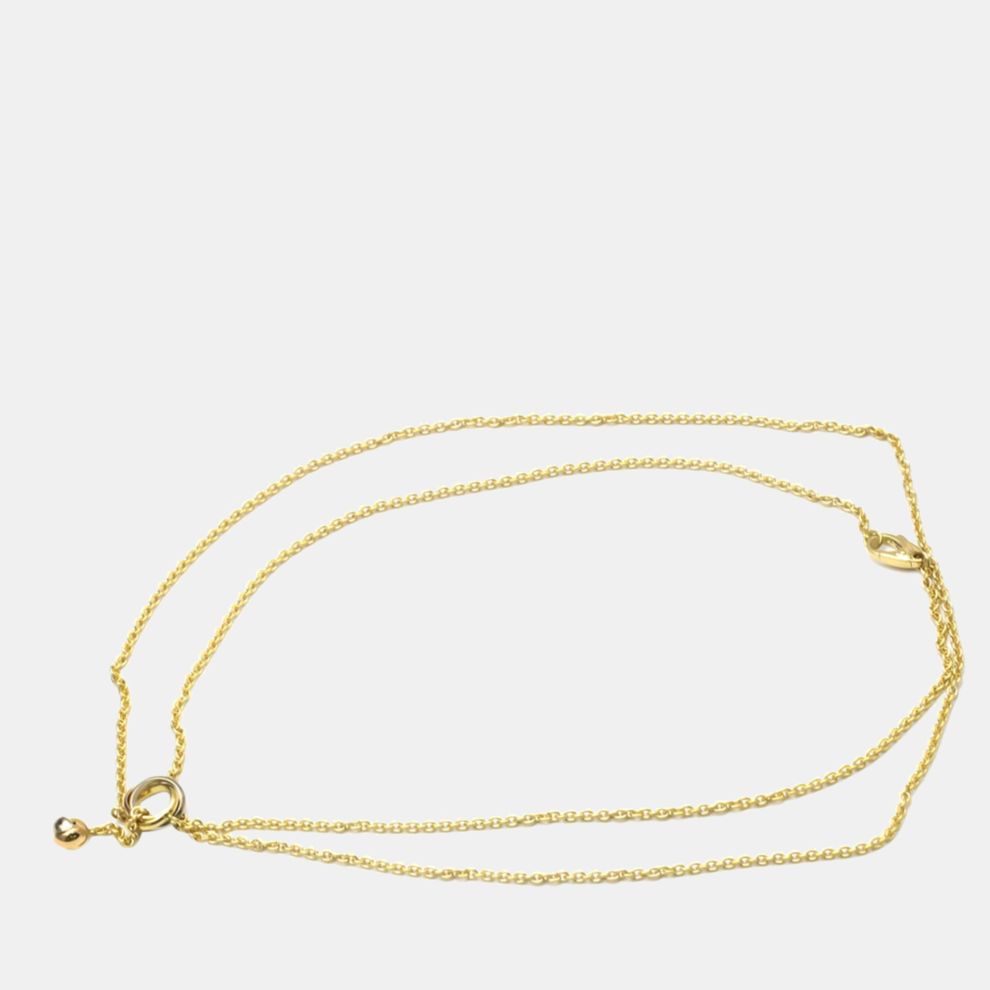 

Cartier Trinity Baby Pampilles 18K Yellow Rose and White Gold Necklace