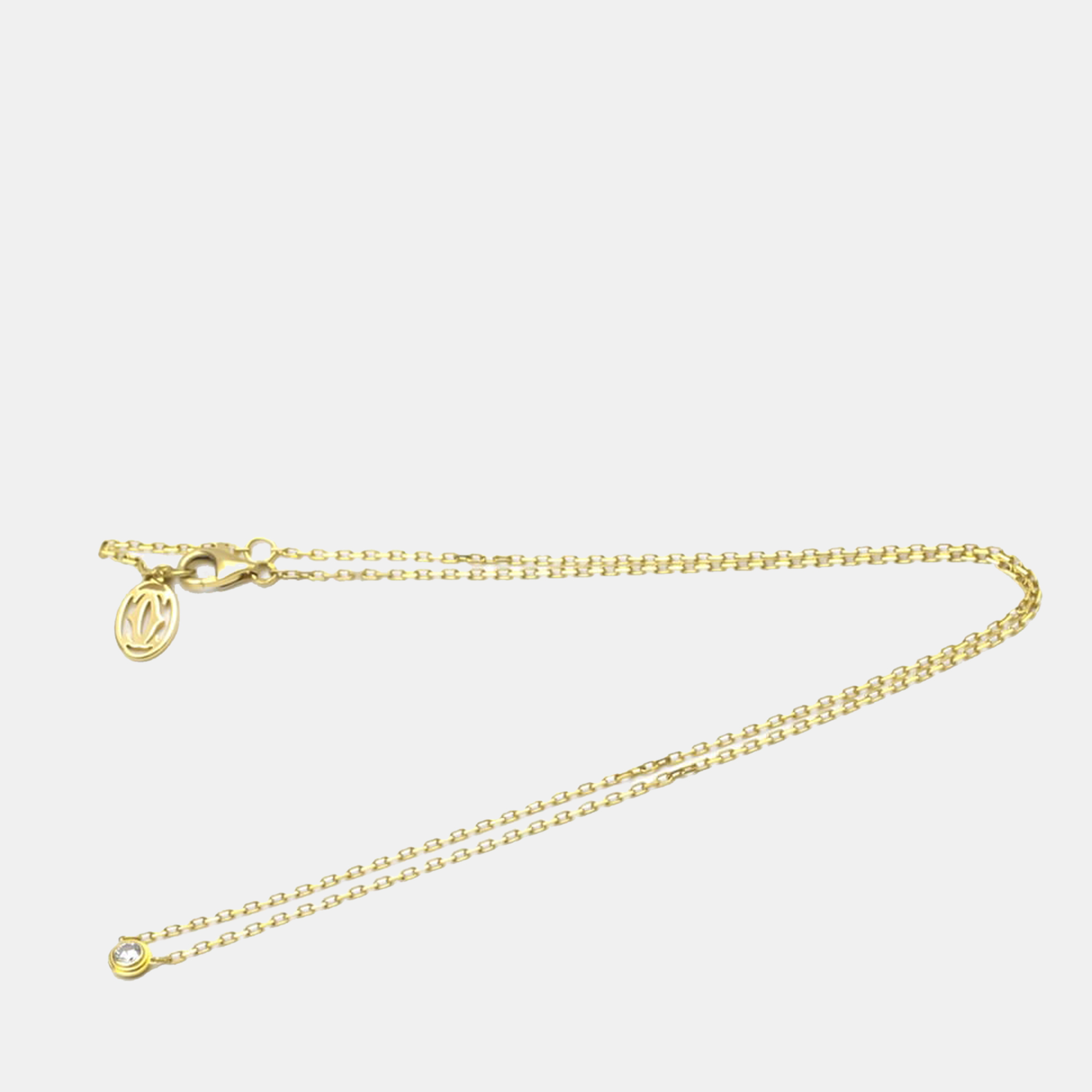 

Cartier D'amour Small 18K Yellow Gold Diamond Necklace