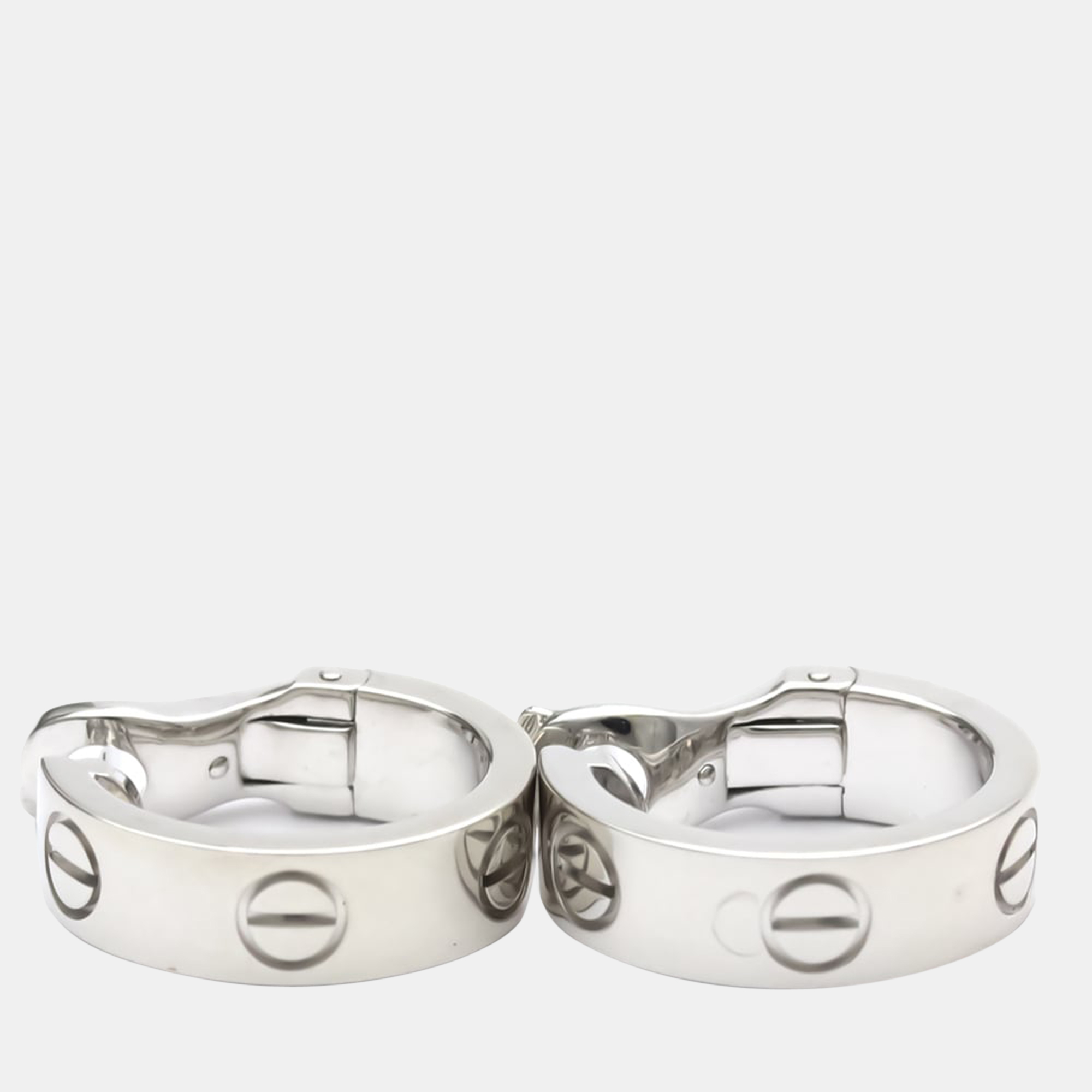 

Cartier Love 18K White Gold Earrings