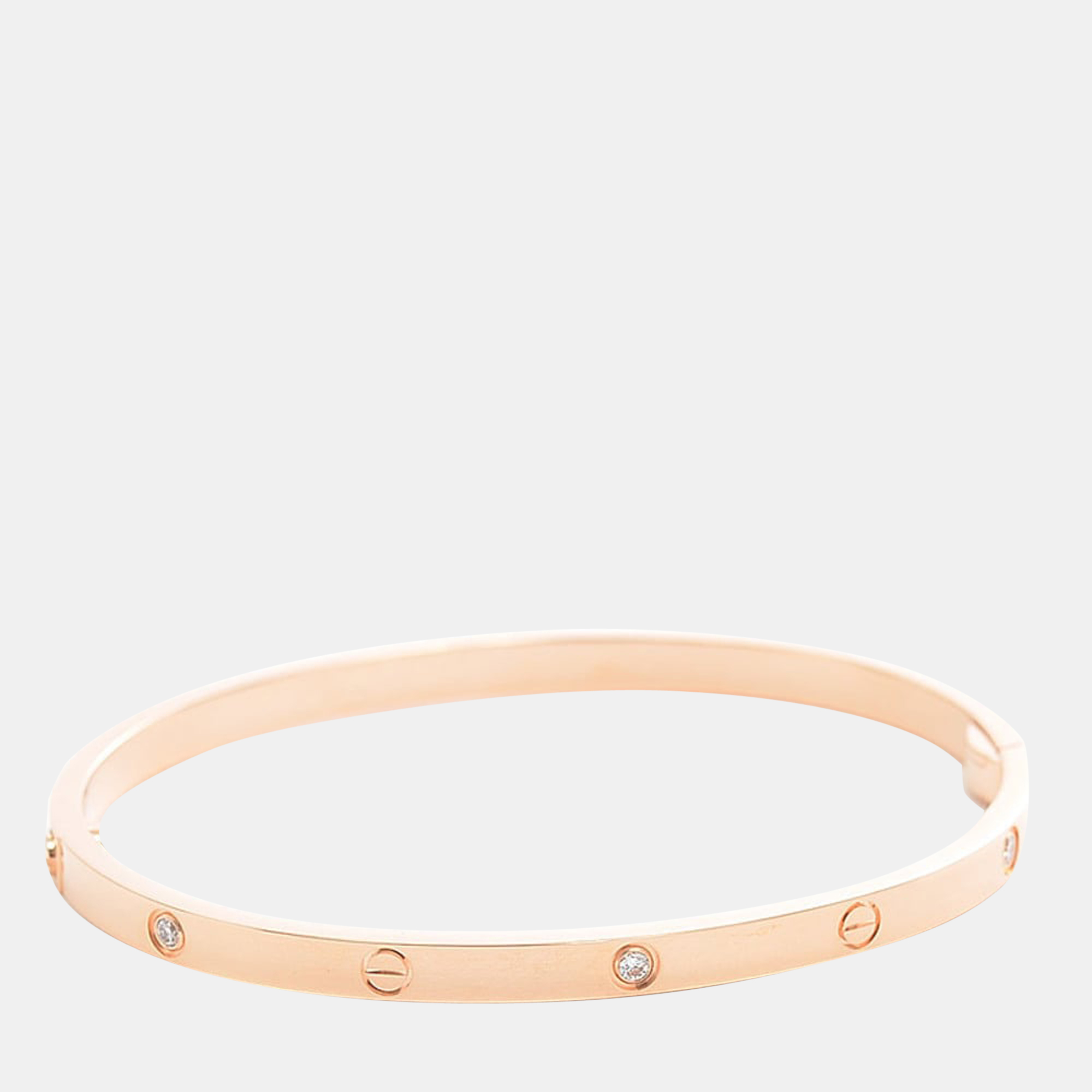 

Cartier Love 18K Rose Gold Diamond Bracelet 16