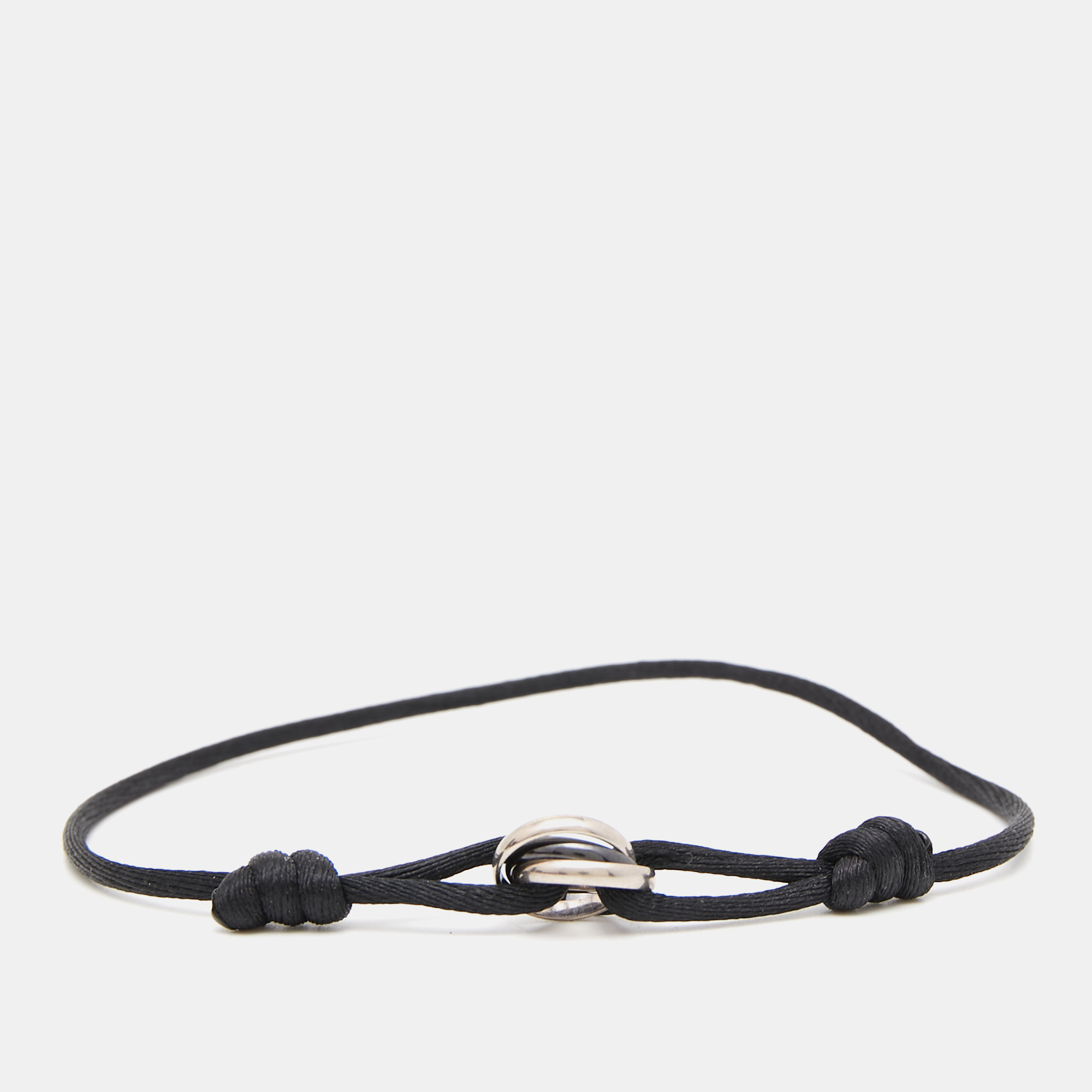 

Cartier Trinity Ceramic 18k White Gold Adjustable Cord Bracelet