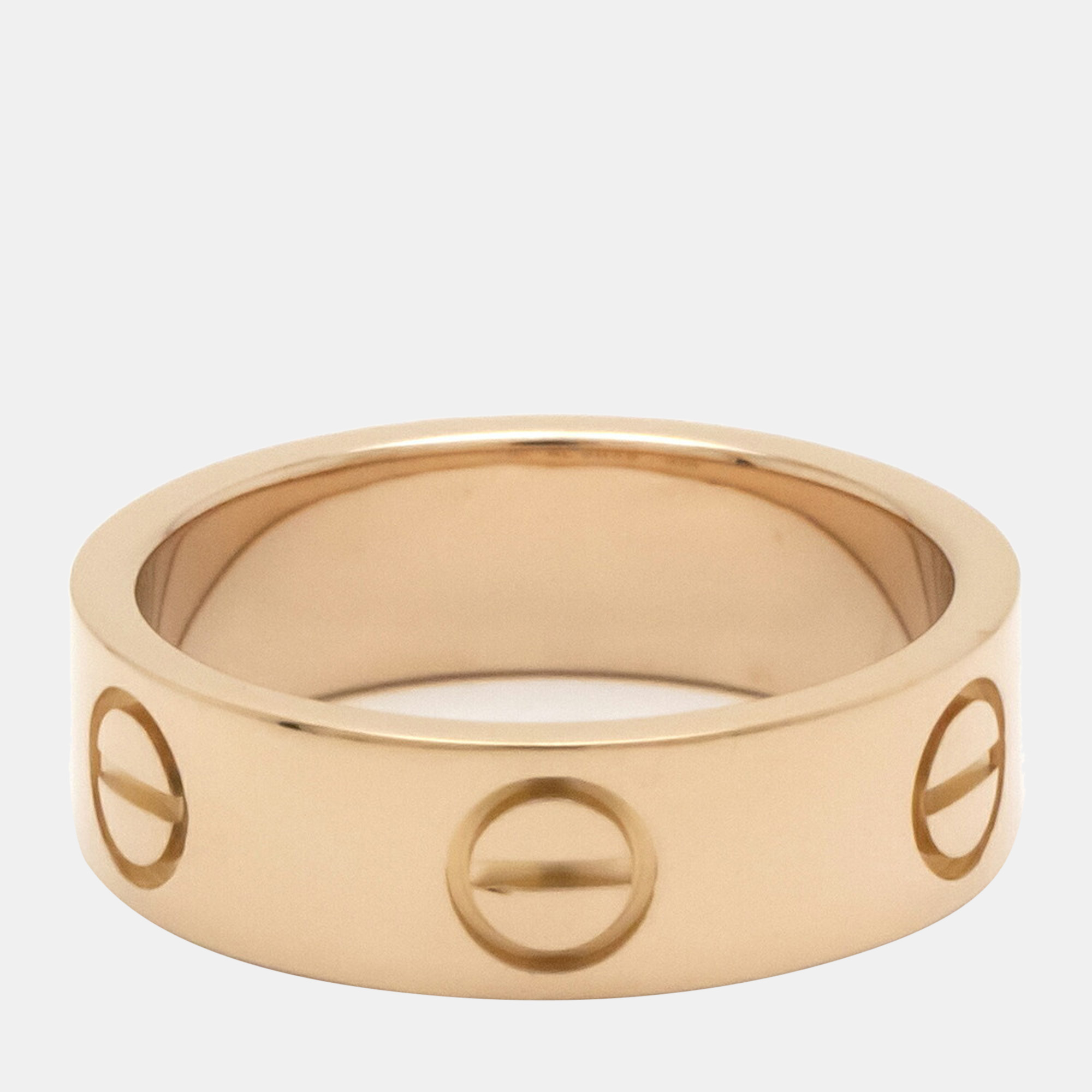 

Cartier Love 18K Rose Gold Ring EU 51