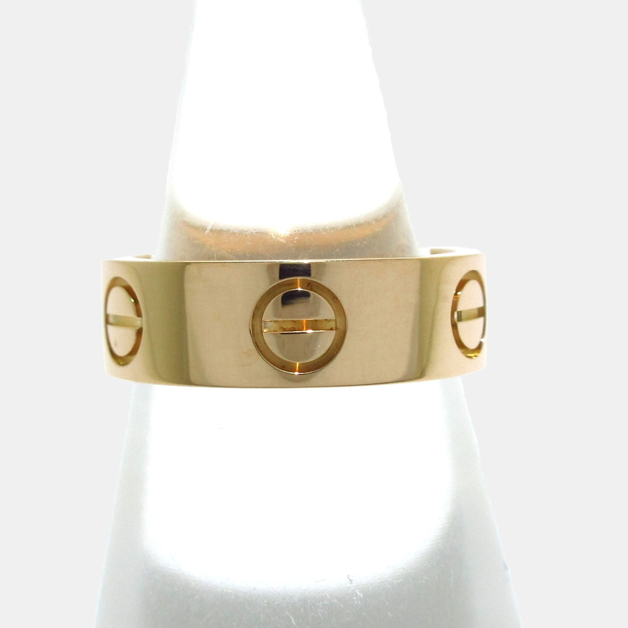 

Cartier Love 18K Rose Gold Ring EU 49