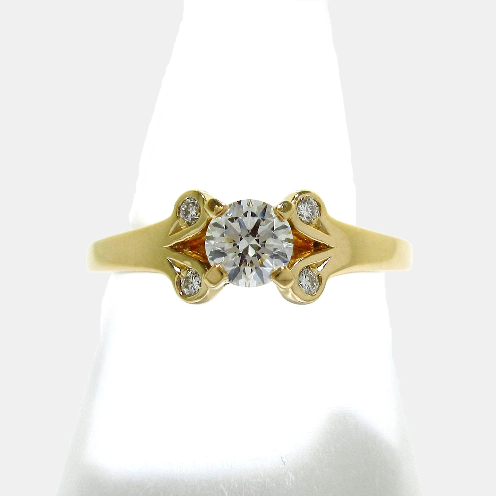 

Cartier Ballerine Engagement 18K Yellow Gold Diamond Ring EU 47