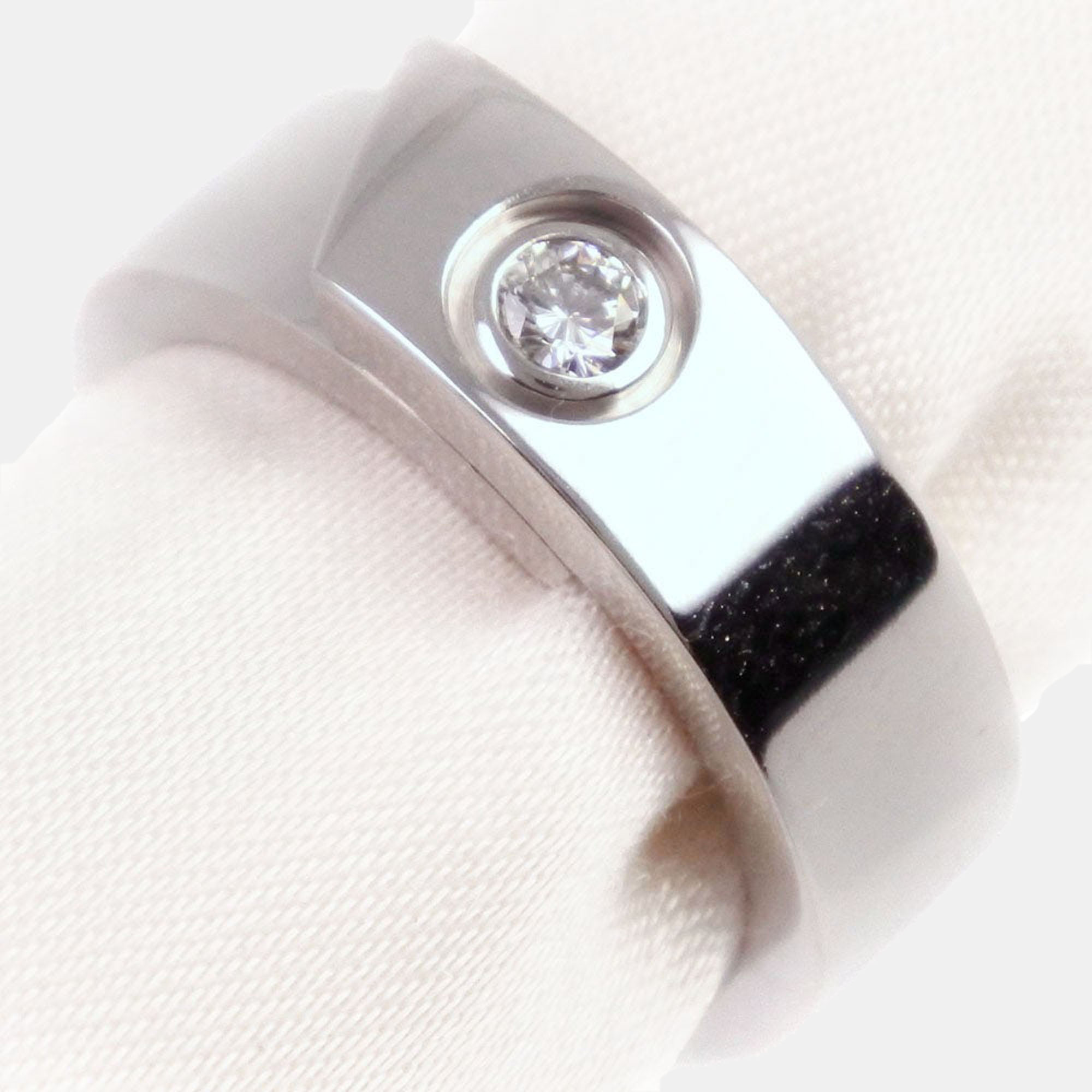 

Cartier Anniversary 18K White Gold Diamond Ring EU 47