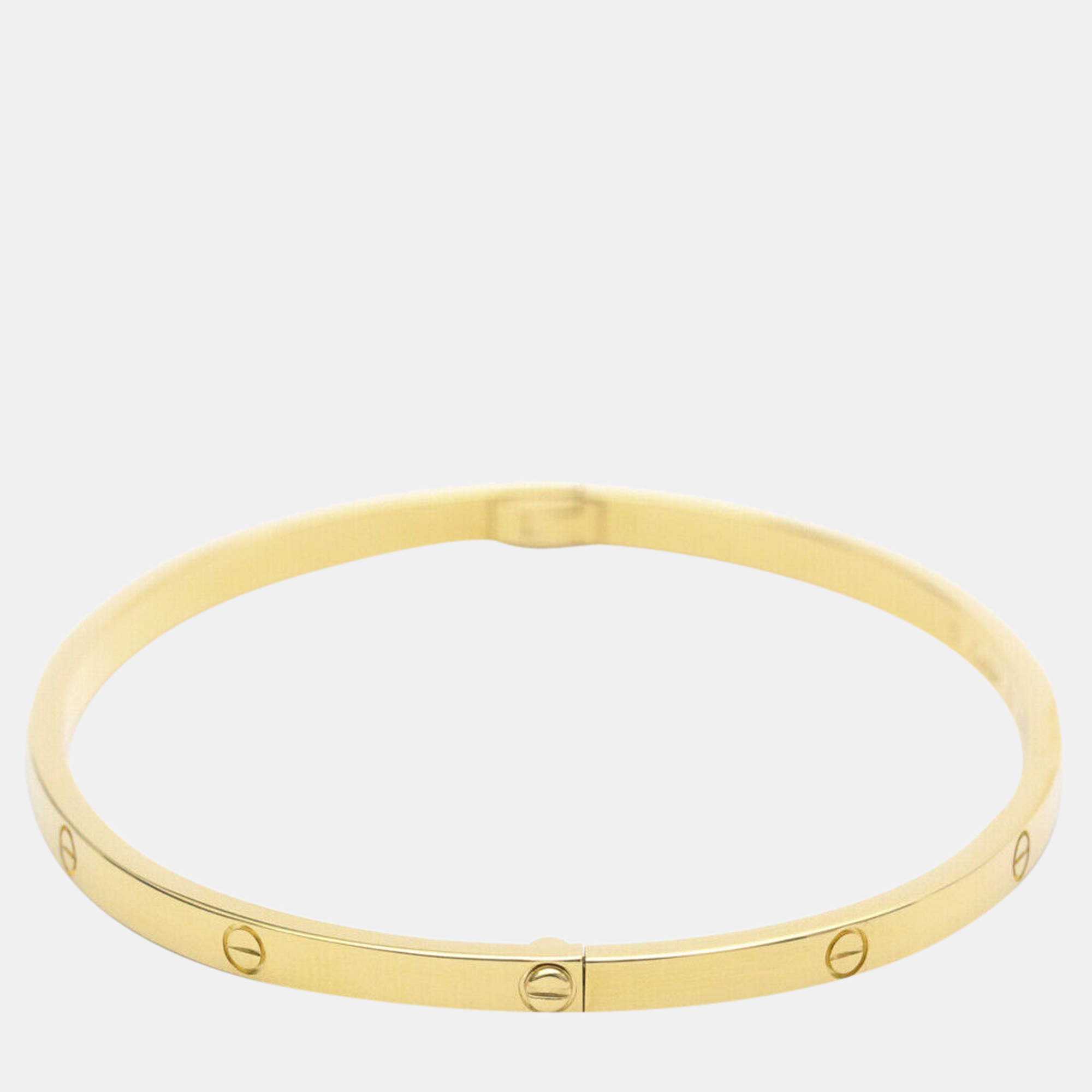 

Cartier Polished Love Bracelet Small Model 18K Yellow Gold B6047517 BF555209