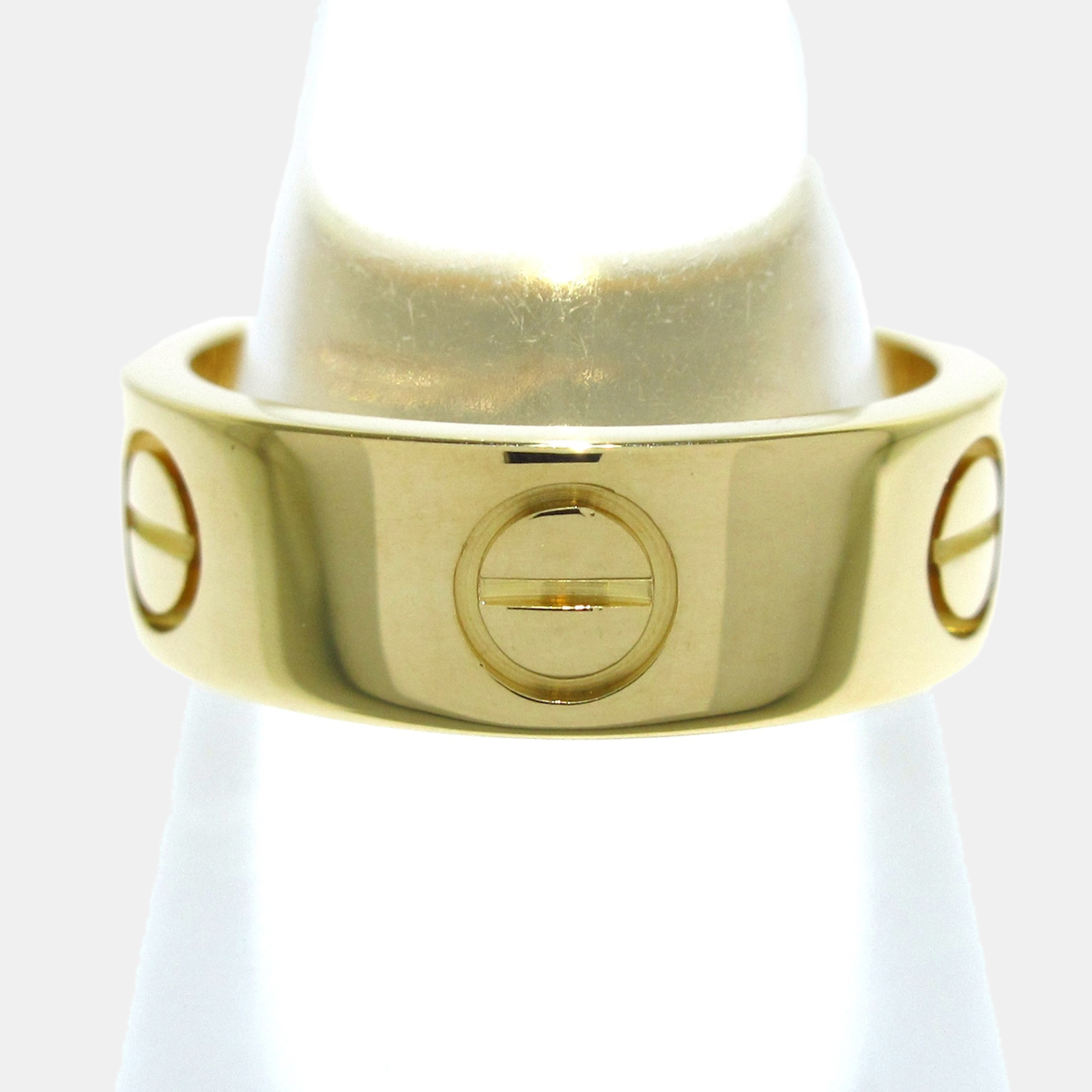 

Cartier Love 18K Yellow Gold Ring EU 48