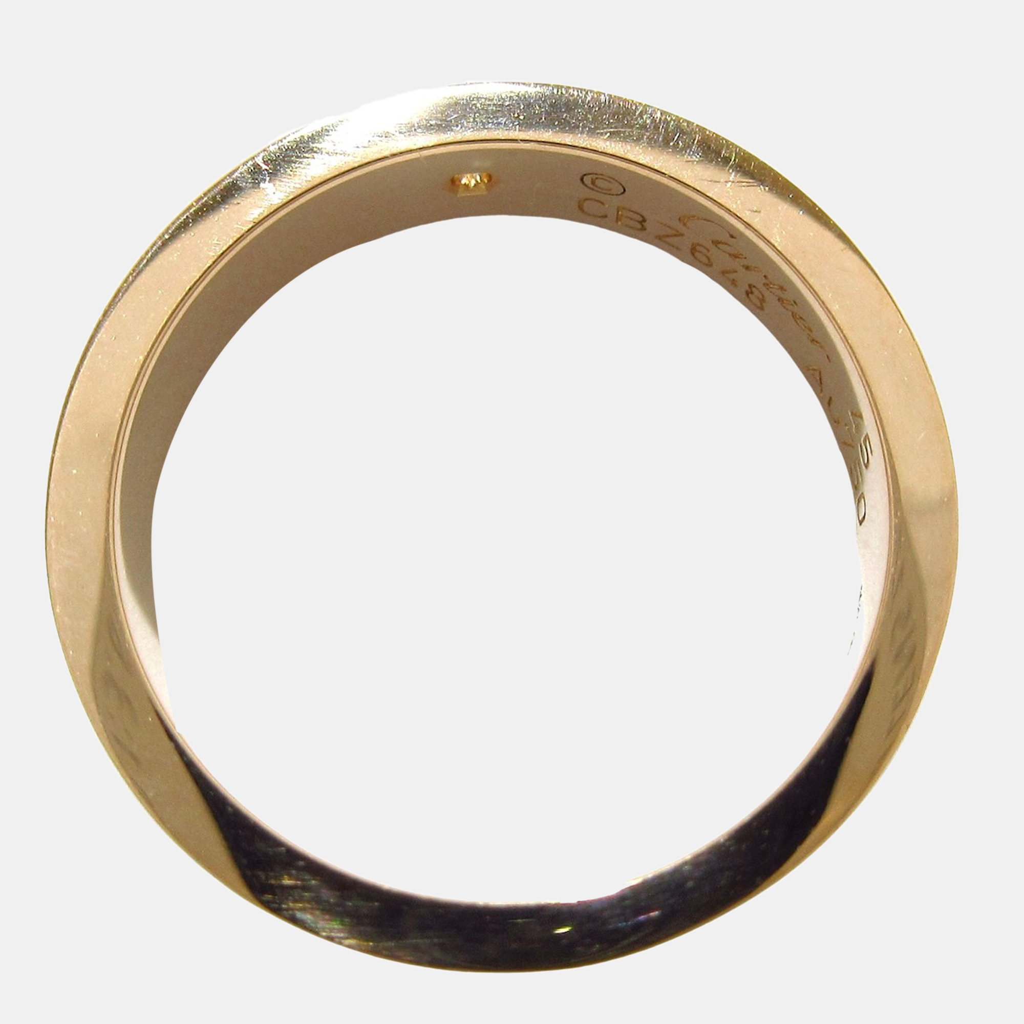 

Cartier Love 18K Rose Gold Diamond Ring EU 45