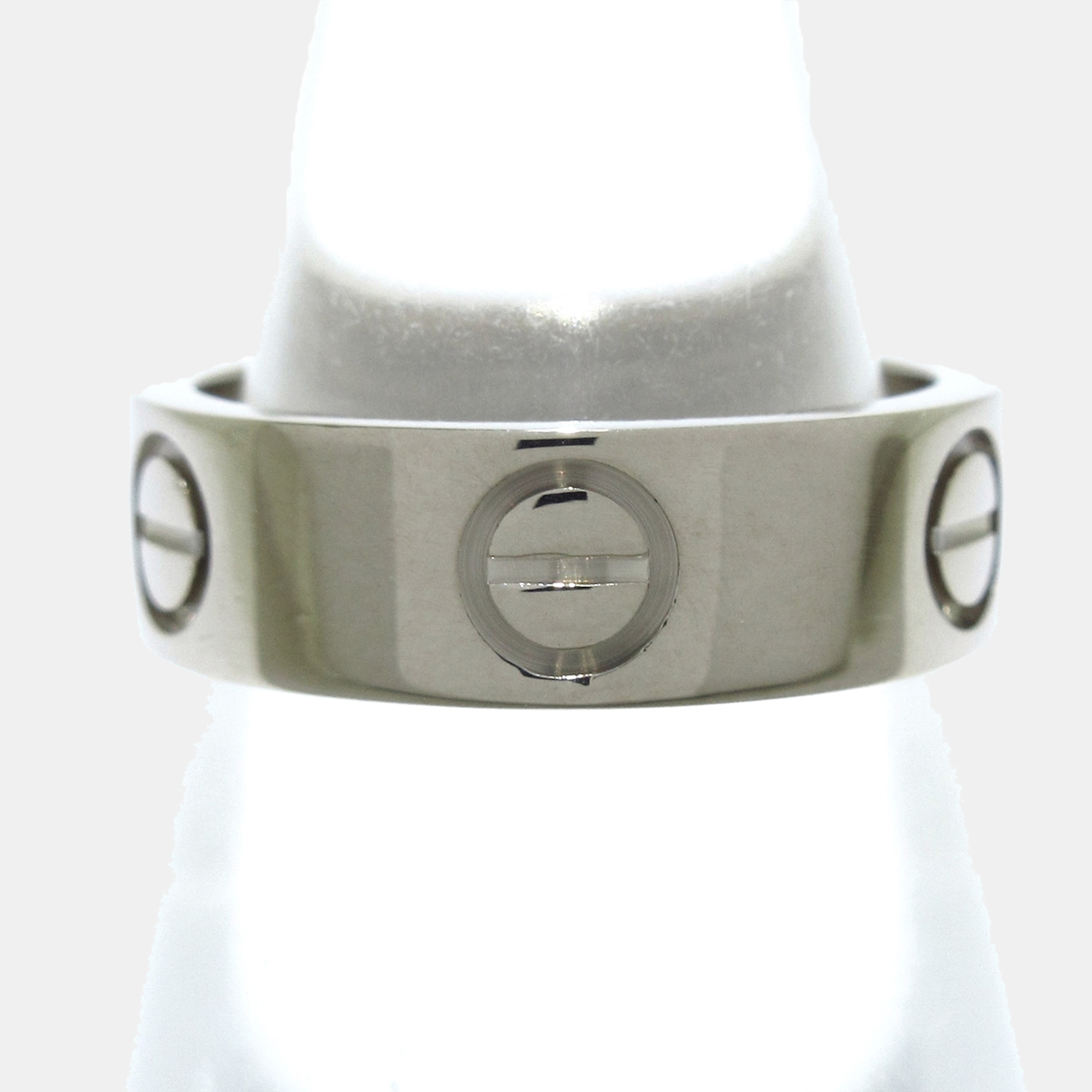 

Cartier Love 18K White Gold Ring EU 48, Silver