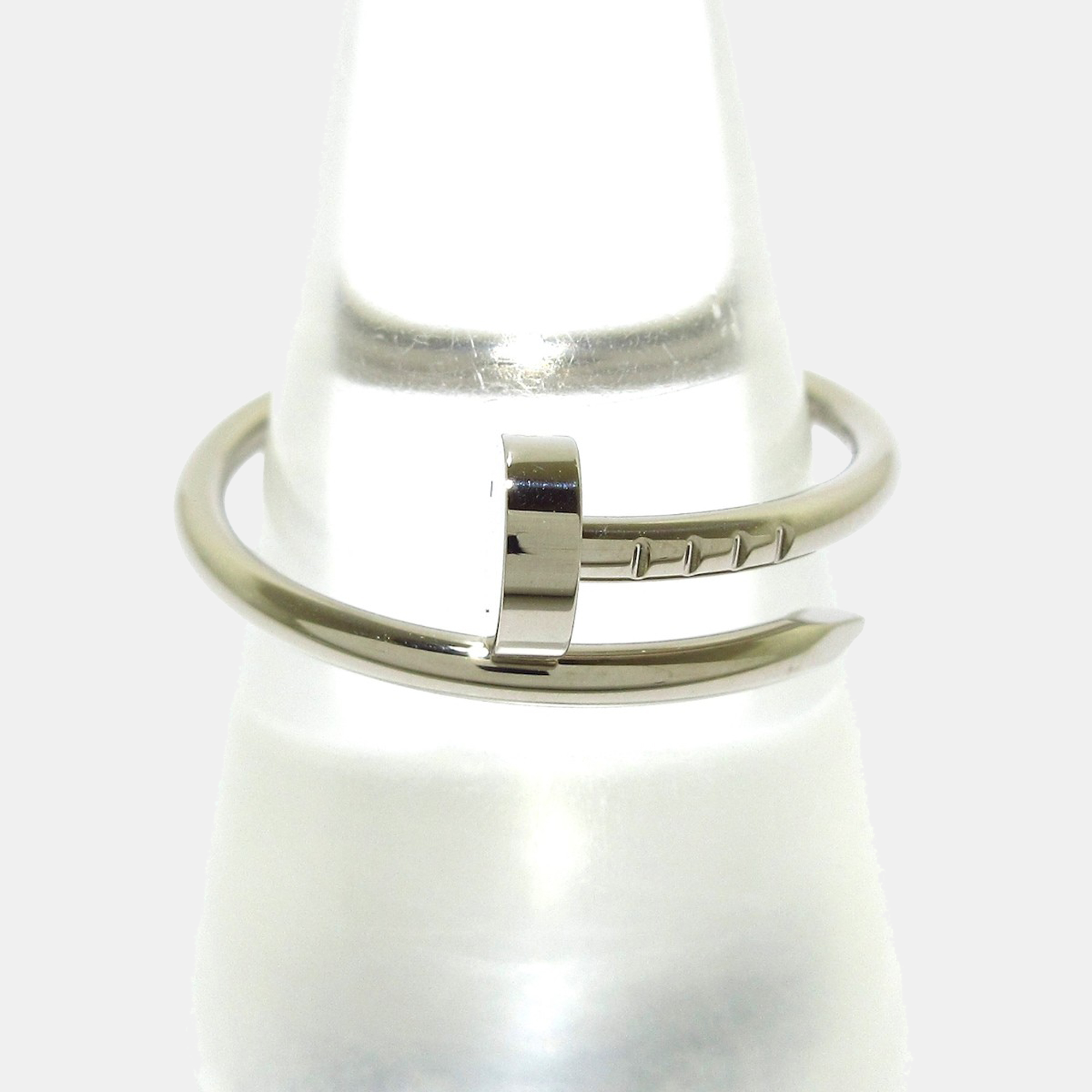 

Cartier Juste Un Clou 18K White Gold Ring EU 59, Silver