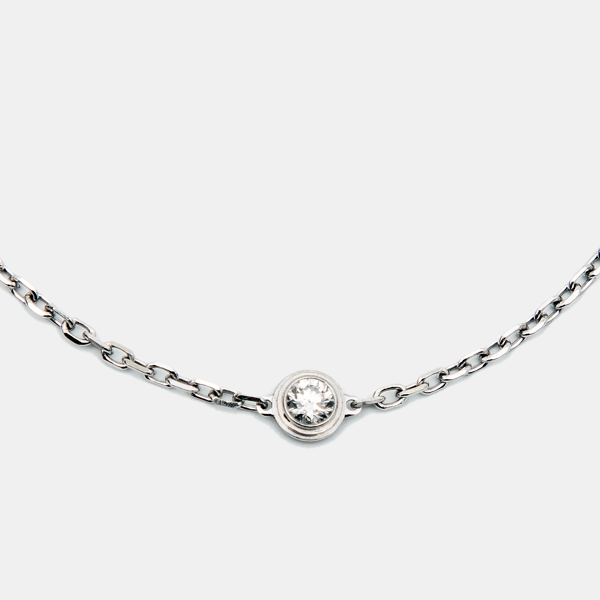 

Cartier D'Amour Diamond 18k White Gold Small Model Bracelet