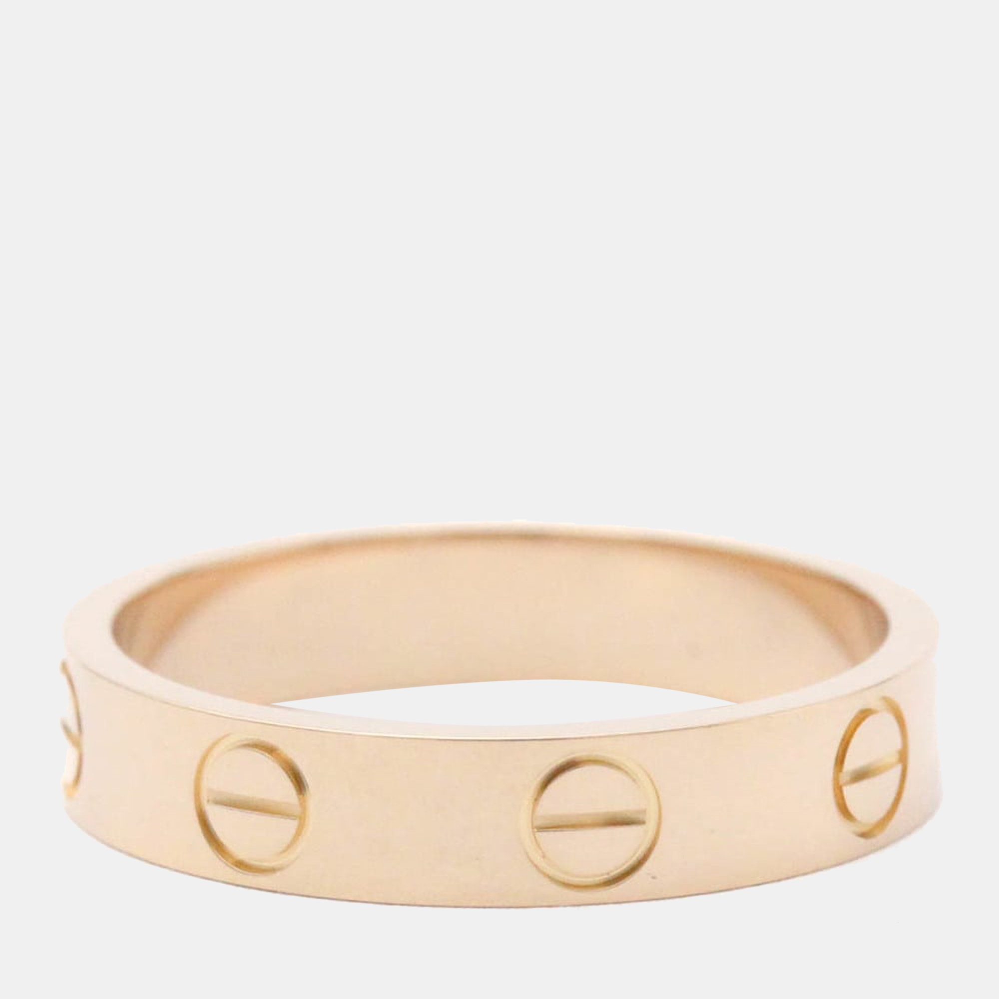 

Cartier Love 18K Rose Gold Ring EU 50