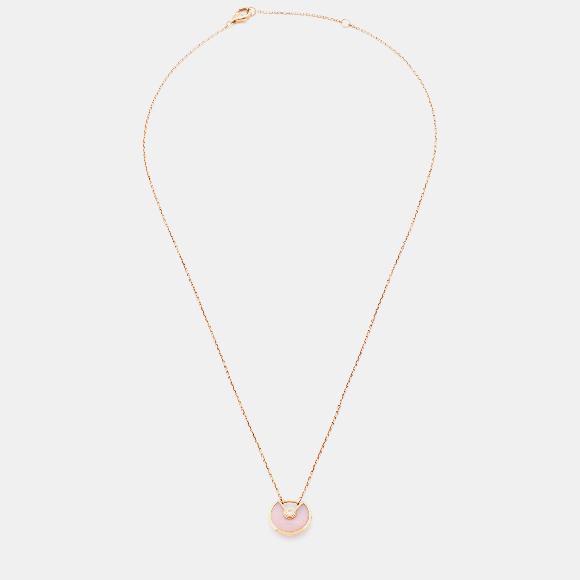 Cartier pink opal amulette best sale