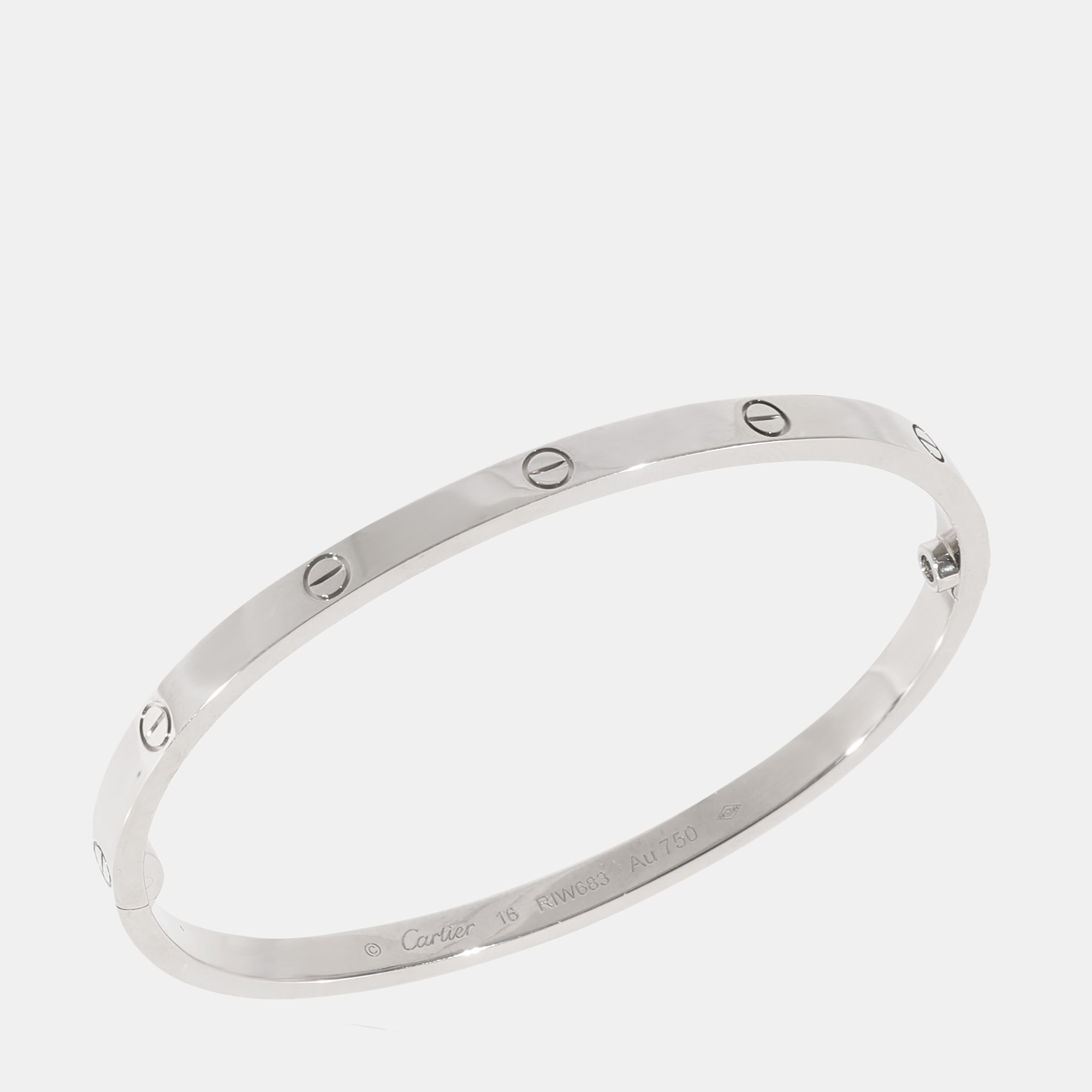 

Cartier Love Bracelet in 18K White Gold