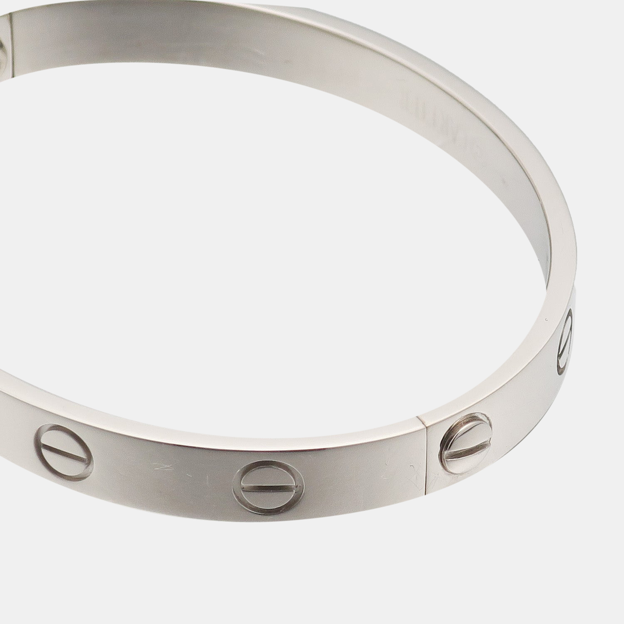

Cartier Love 18K White Gold Bracelet 15.5