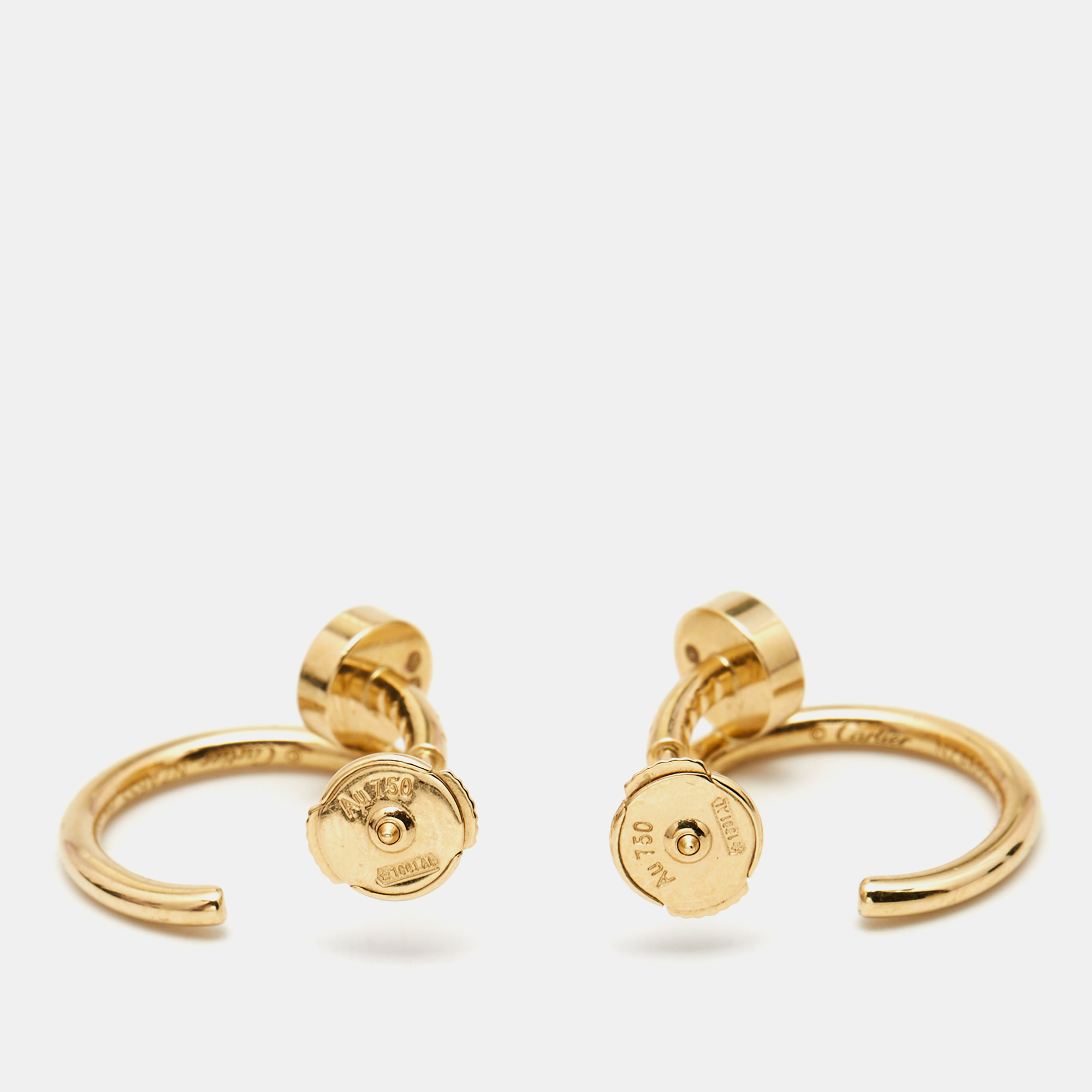 

Cartier Juste Un Clou 18k Yellow Gold Earrings