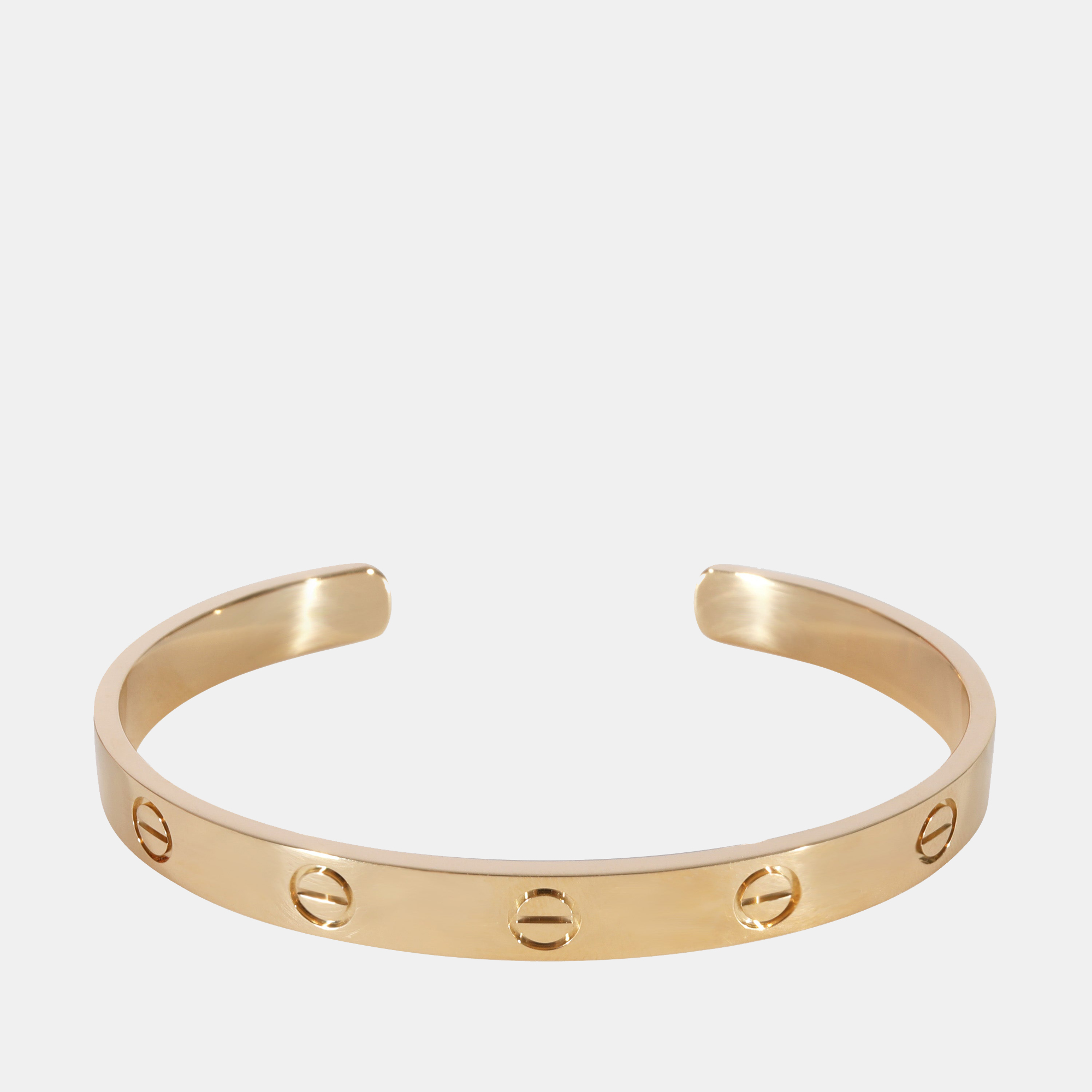 

Cartier Love Cuff Bracelet 18K Yellow Gold Size