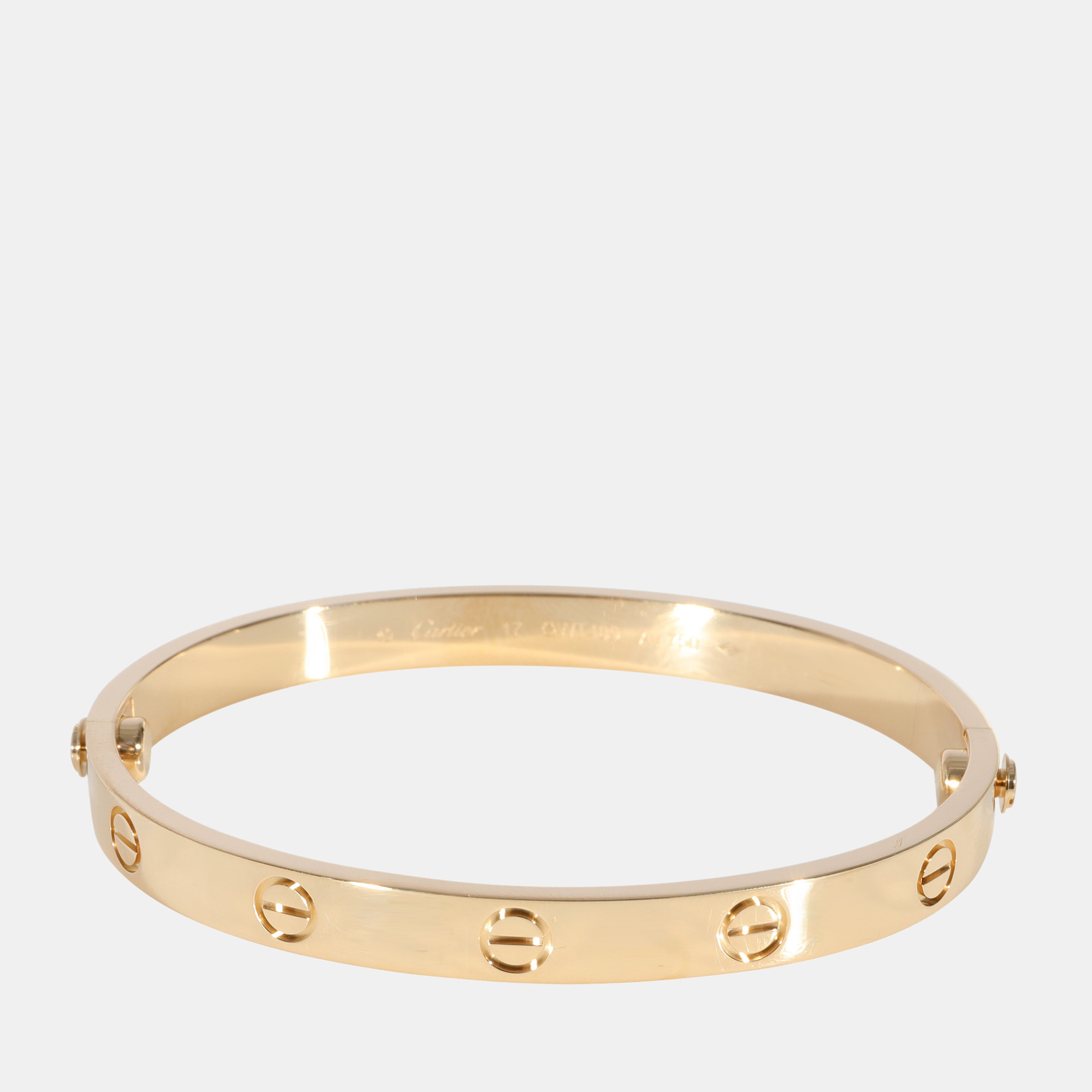 

Cartier Love Bracelet in 18k Yellow Gold, Size
