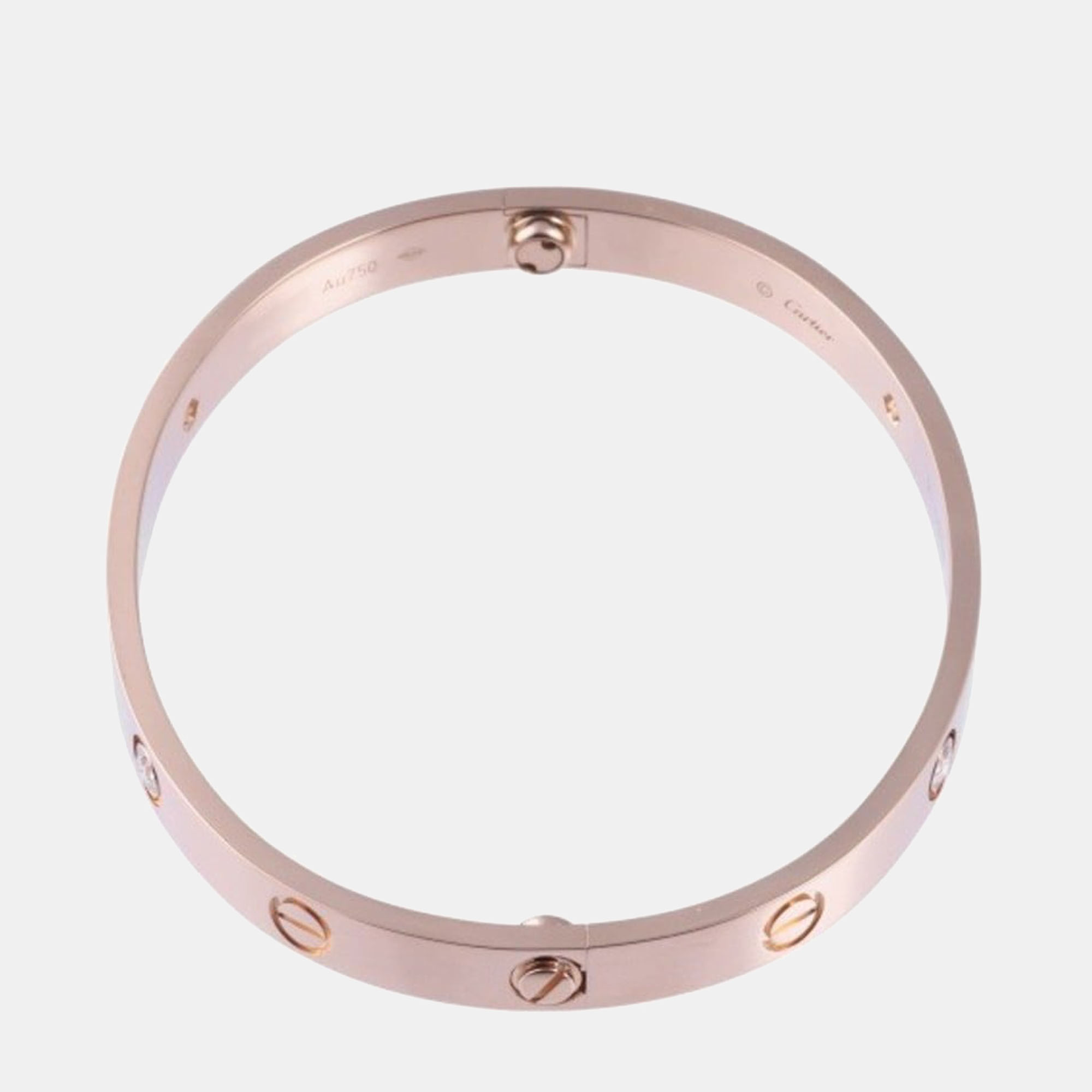 

Cartier Love 18K Rose Gold Diamond Bracelet 16