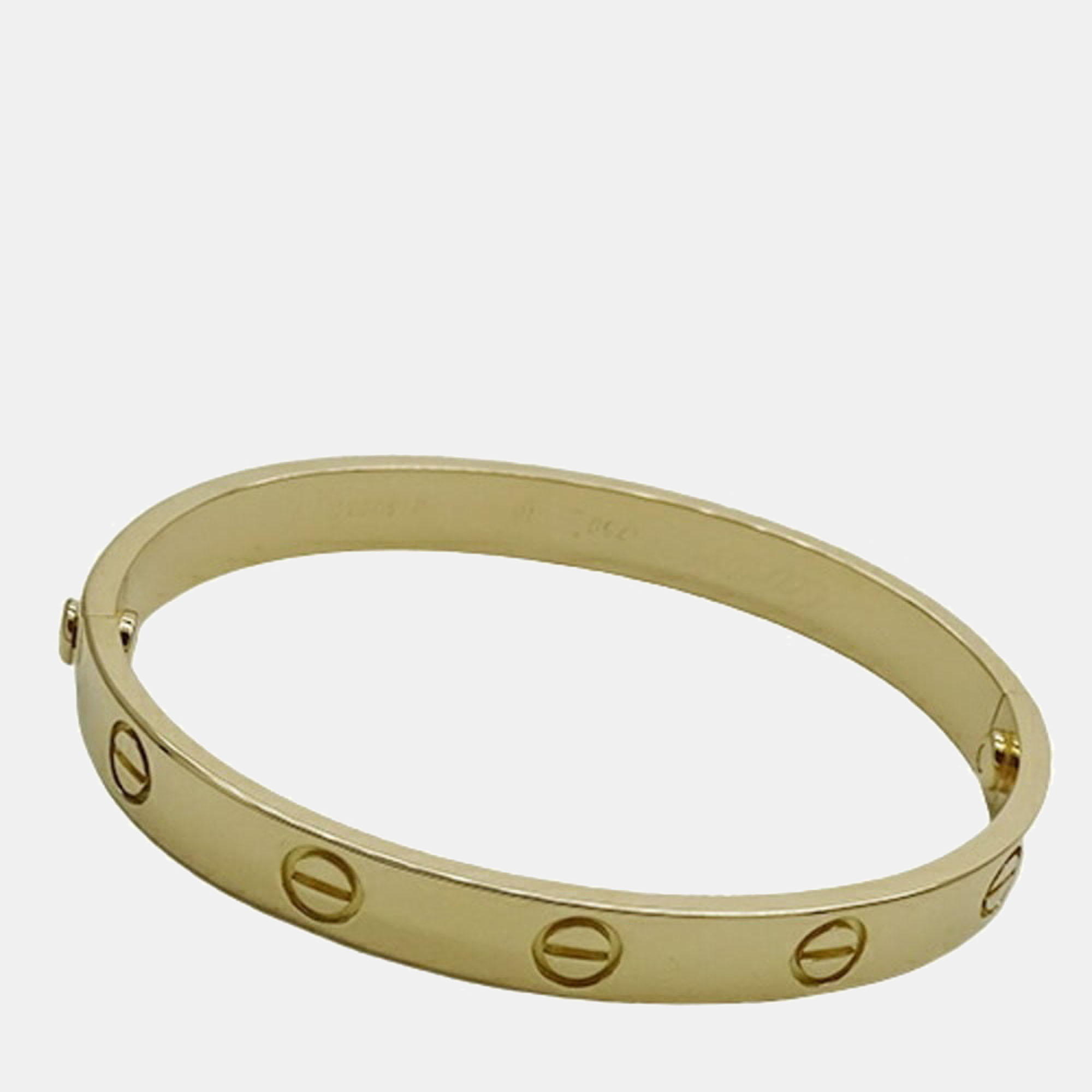 

Cartier Love 18K Yellow Gold Bracelet 16